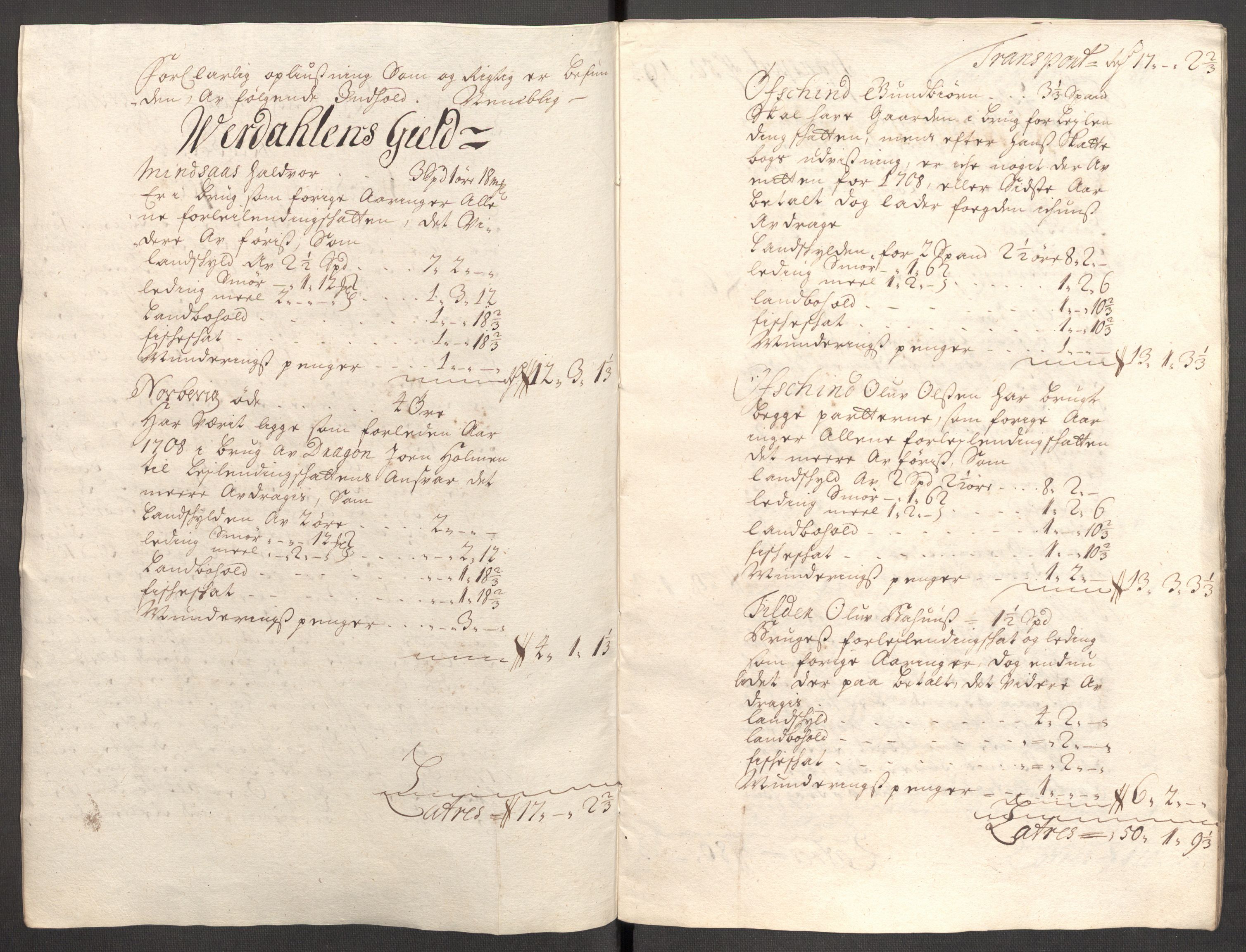 Rentekammeret inntil 1814, Reviderte regnskaper, Fogderegnskap, RA/EA-4092/R62/L4199: Fogderegnskap Stjørdal og Verdal, 1709, s. 257