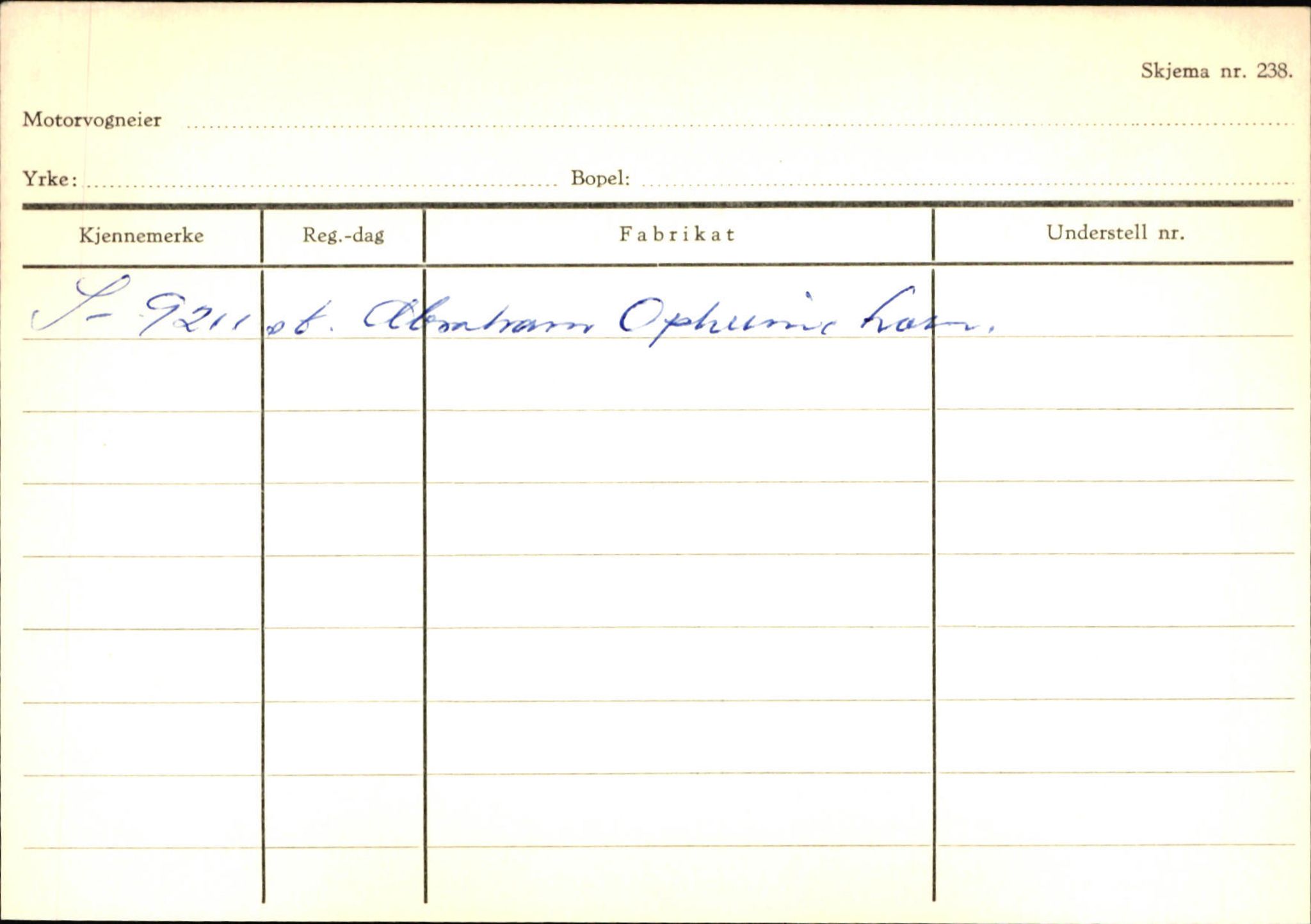 Statens vegvesen, Sogn og Fjordane vegkontor, SAB/A-5301/4/F/L0131: Eigarregister Høyanger P-Å. Stryn S-Å, 1945-1975, s. 1247