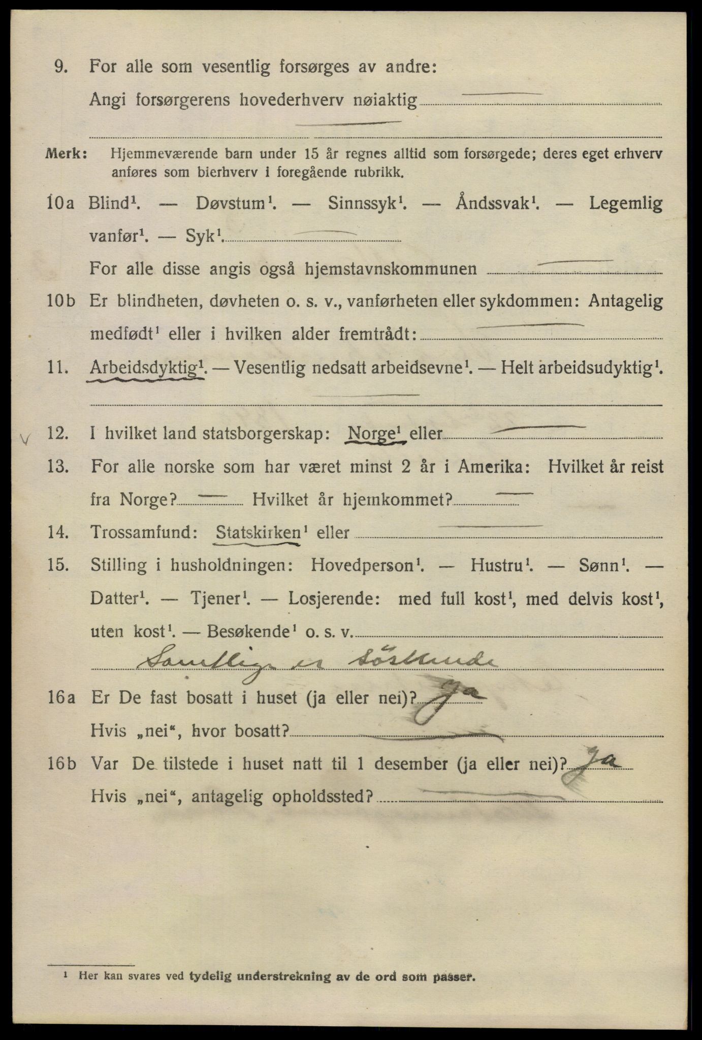 SAO, Folketelling 1920 for 0301 Kristiania kjøpstad, 1920, s. 404696