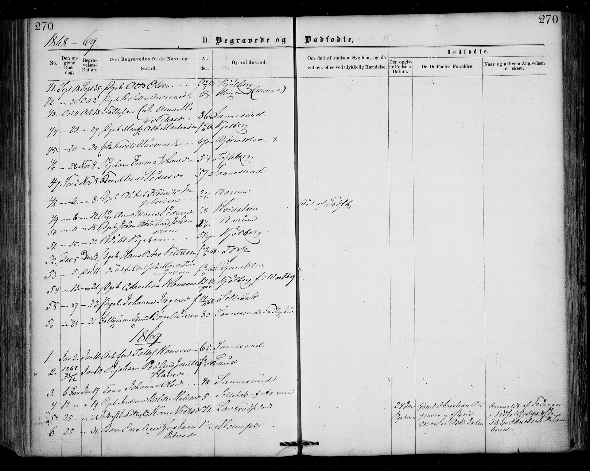 Borge prestekontor Kirkebøker, AV/SAO-A-10903/F/Fa/L0006: Ministerialbok nr. I 6, 1861-1874, s. 270
