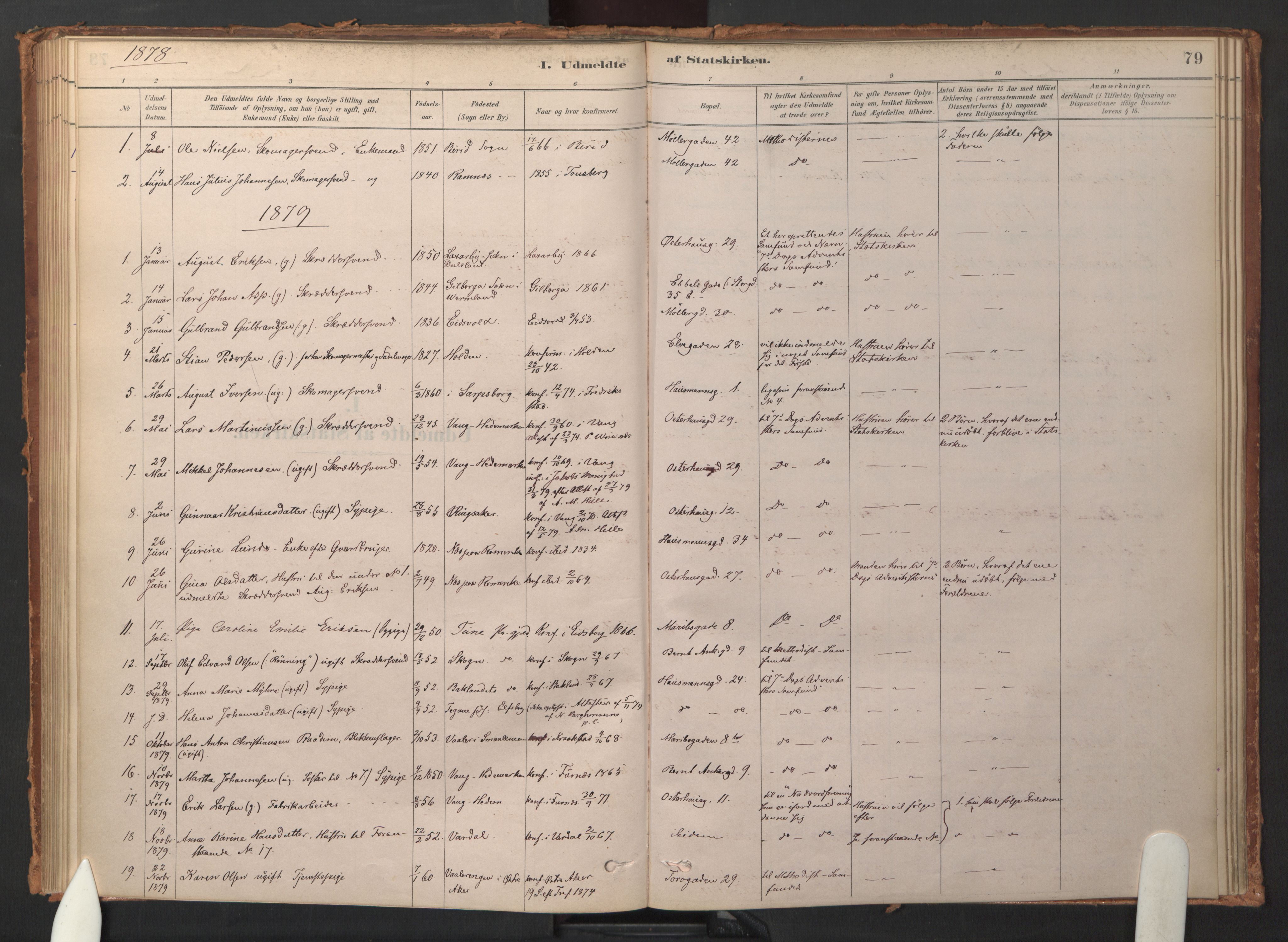 Jakob prestekontor Kirkebøker, AV/SAO-A-10850/F/Fa/L0015: Ministerialbok nr. 15, 1878-1983, s. 79