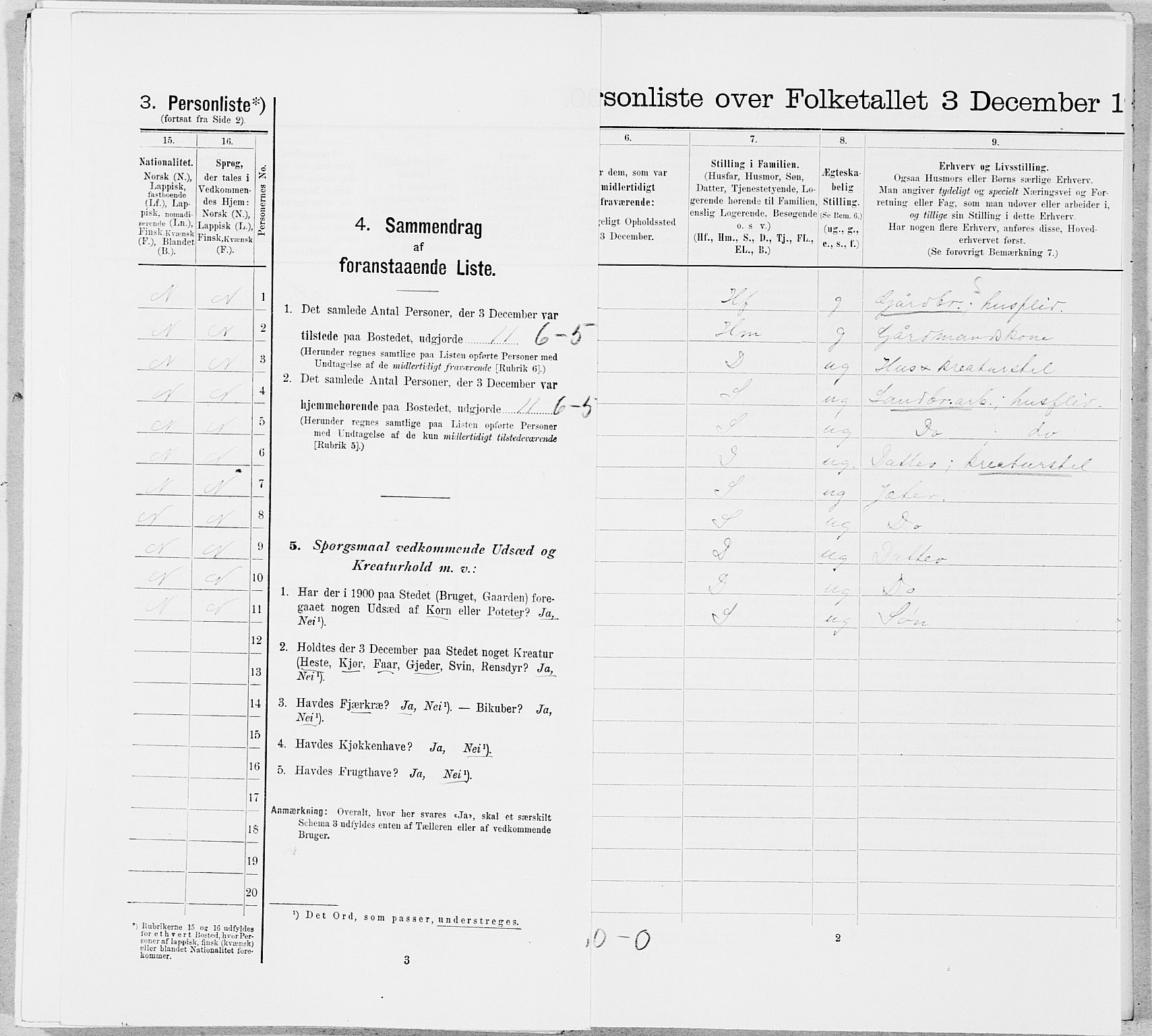 SAT, Folketelling 1900 for 1826 Hattfjelldal herred, 1900, s. 202