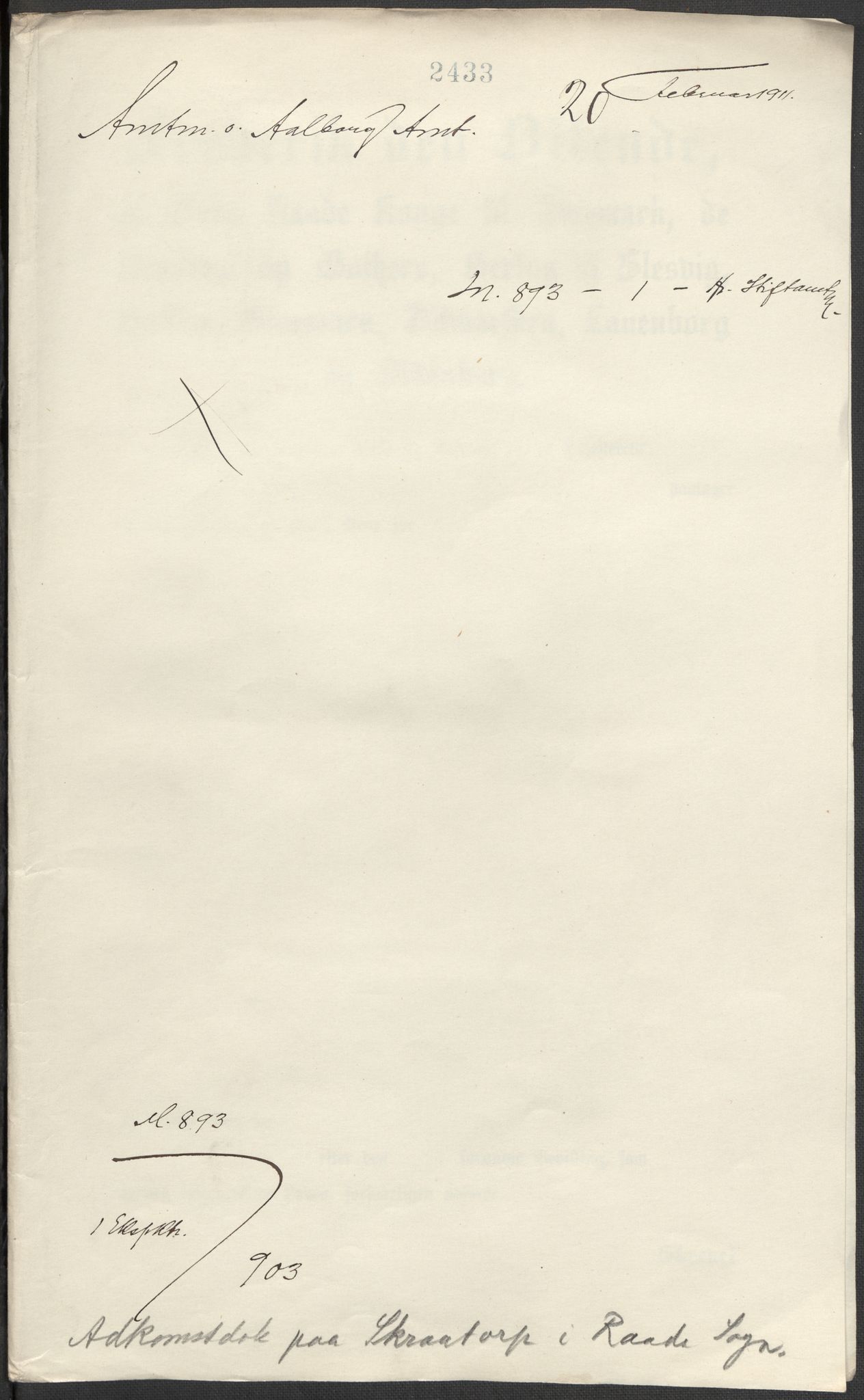 Riksarkivets diplomsamling, AV/RA-EA-5965/F12/L0007: Pk. 8 (I), 1604-1719, s. 63