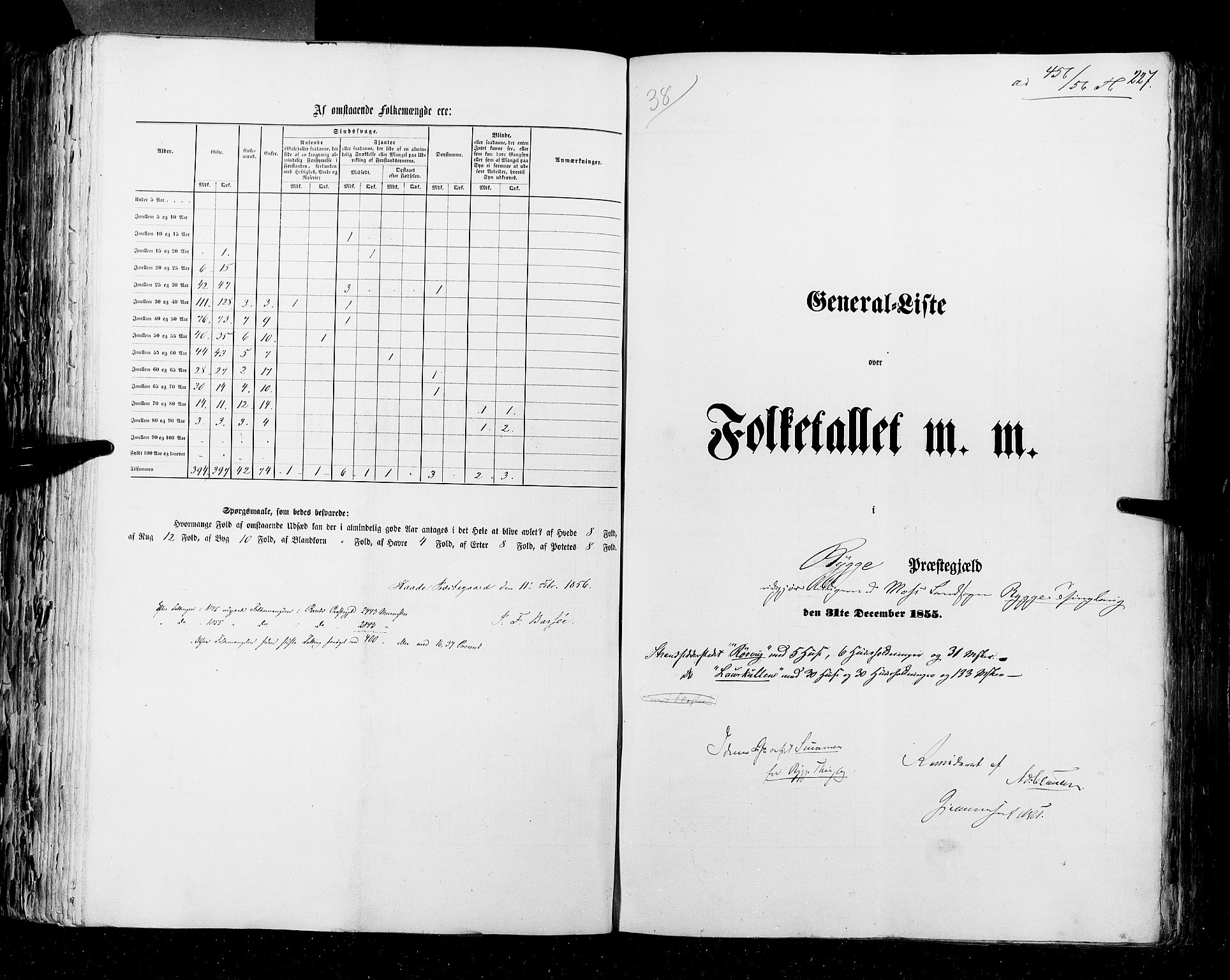 RA, Folketellingen 1855, bind 1: Akershus amt, Smålenenes amt og Hedemarken amt, 1855, s. 227