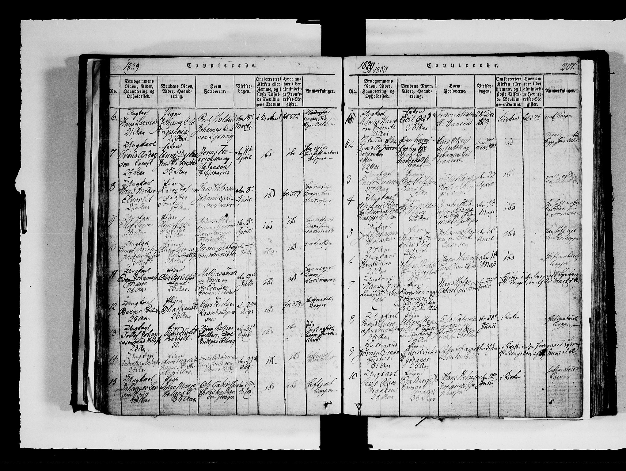 Hobøl prestekontor Kirkebøker, AV/SAO-A-2002/F/Fa/L0002: Ministerialbok nr. I 2, 1814-1841, s. 207