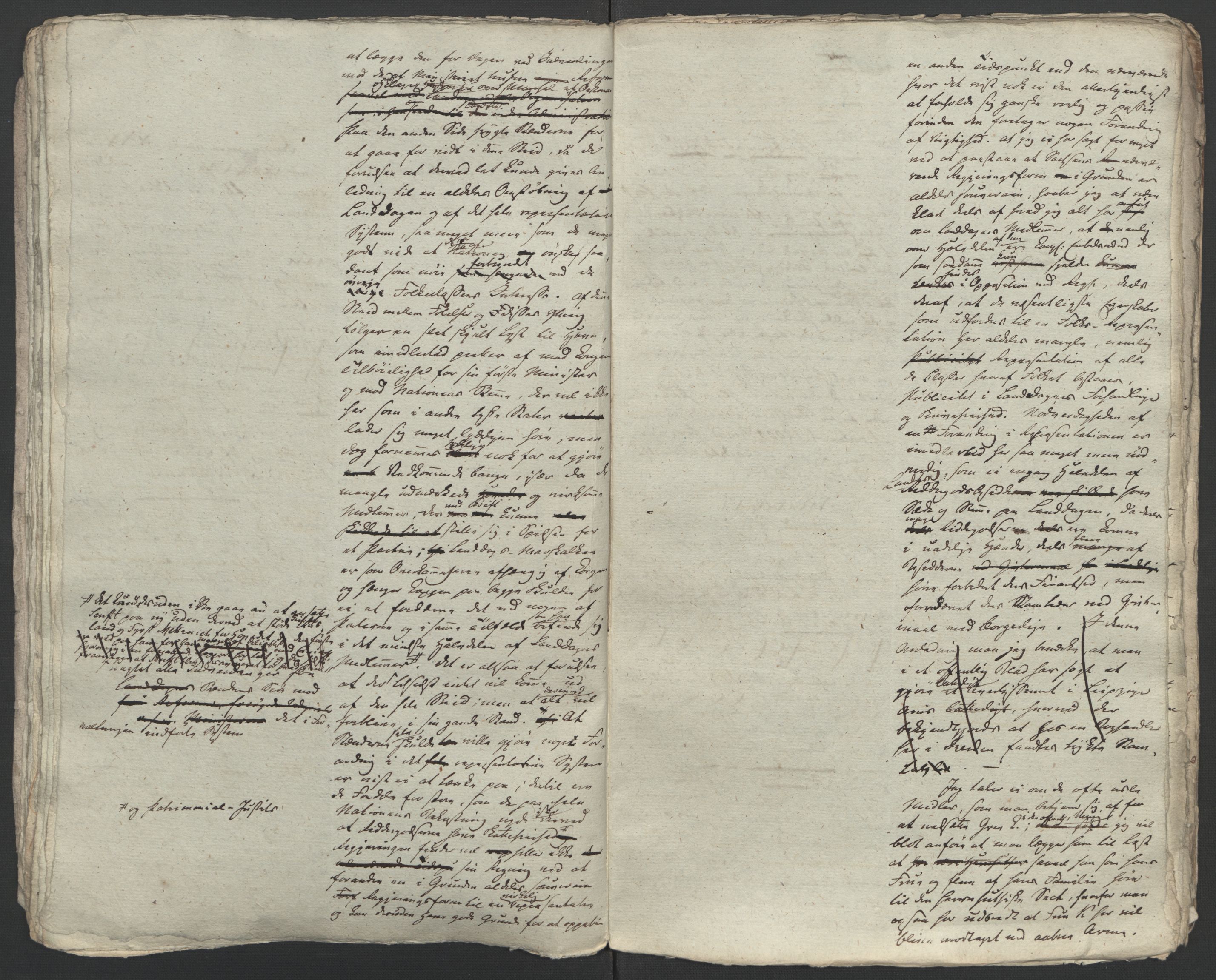 Faye, Andreas, AV/RA-PA-0015/F/Fh/L0026/0004: -- / Geheime-legationsraad Irgens-Berghs breve i consept 1817-1827, s. 27