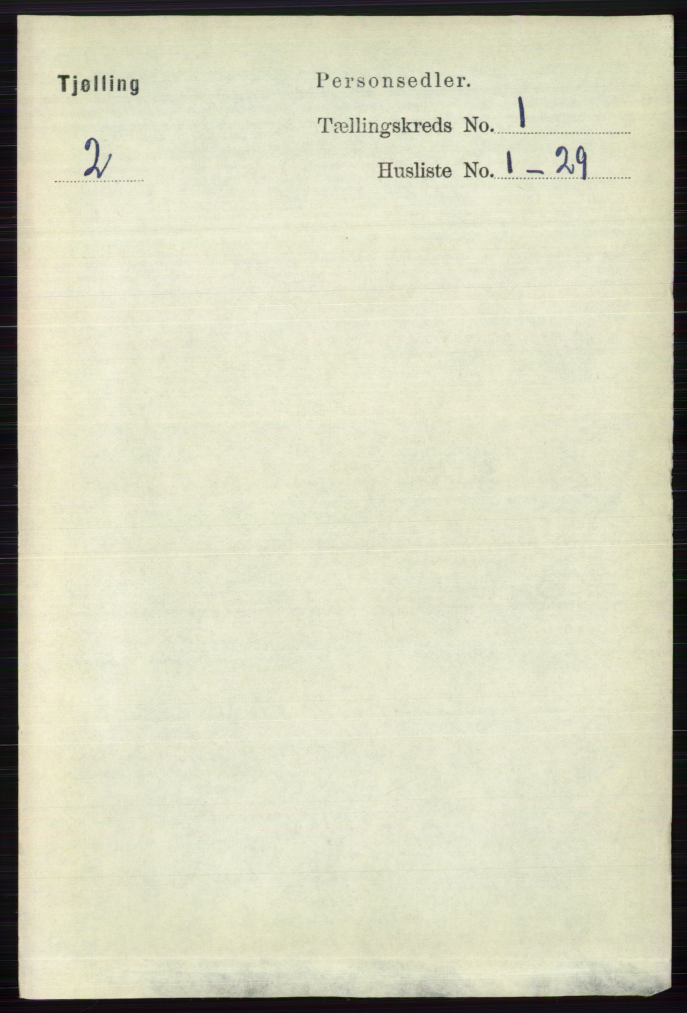 RA, Folketelling 1891 for 0725 Tjølling herred, 1891, s. 86