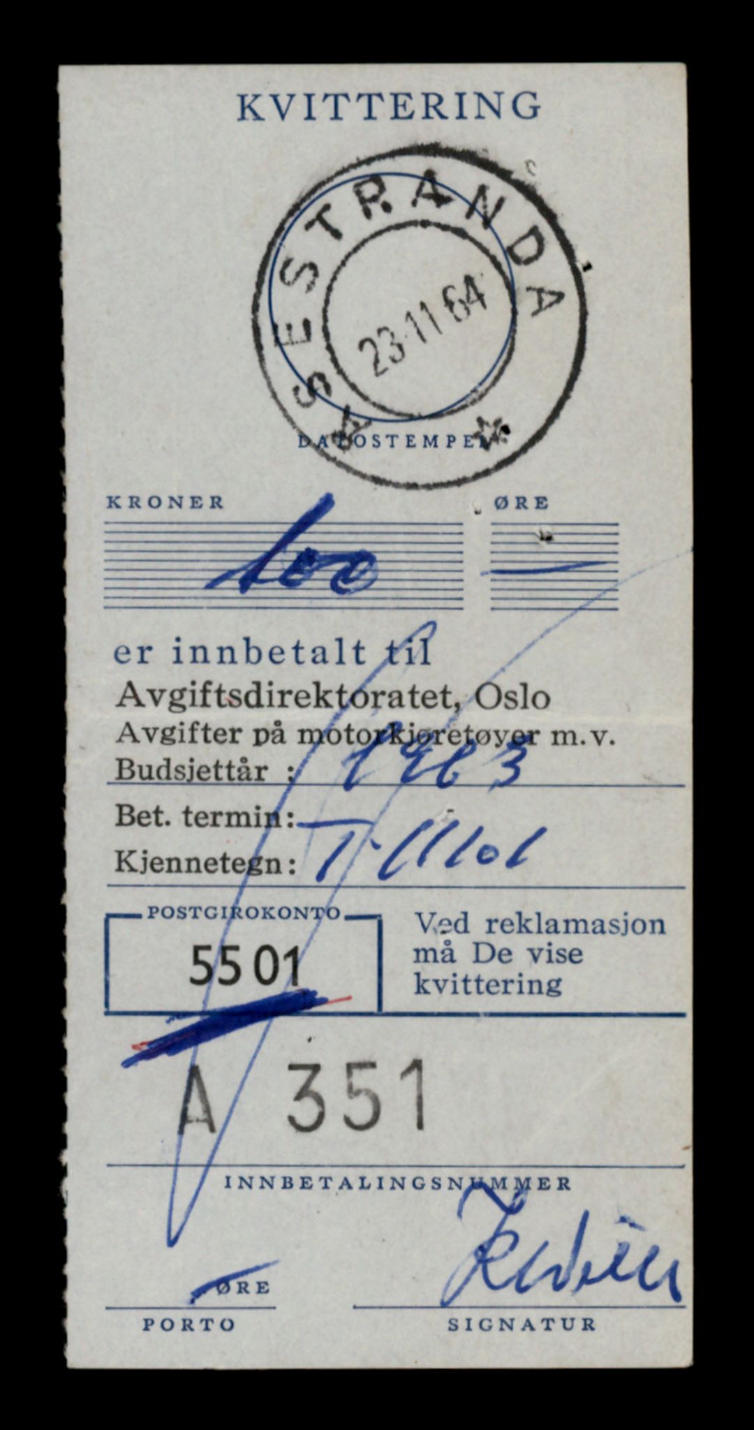 Møre og Romsdal vegkontor - Ålesund trafikkstasjon, AV/SAT-A-4099/F/Fe/L0026: Registreringskort for kjøretøy T 11046 - T 11160, 1927-1998, s. 1611