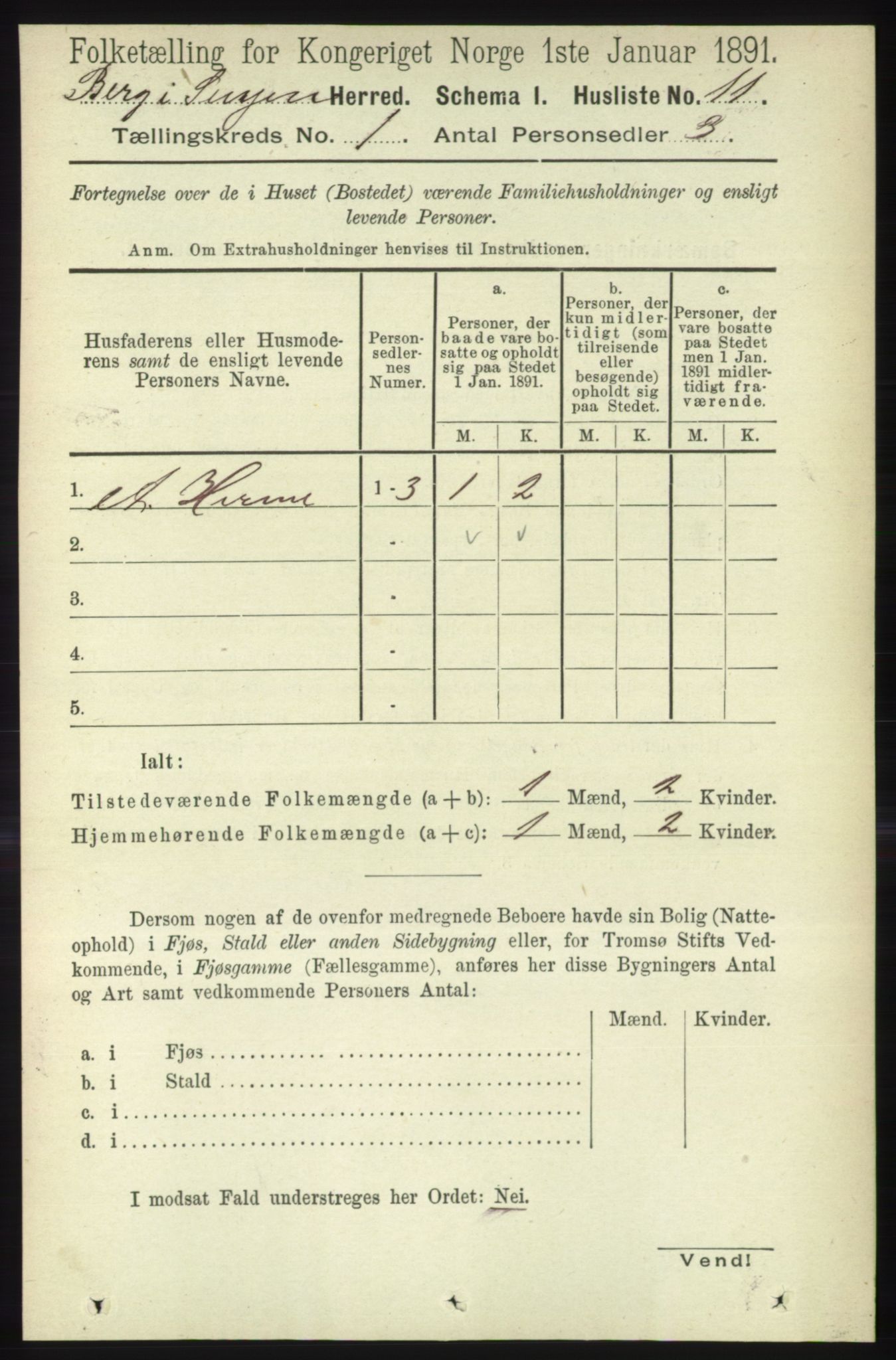 RA, Folketelling 1891 for 1929 Berg herred, 1891, s. 24