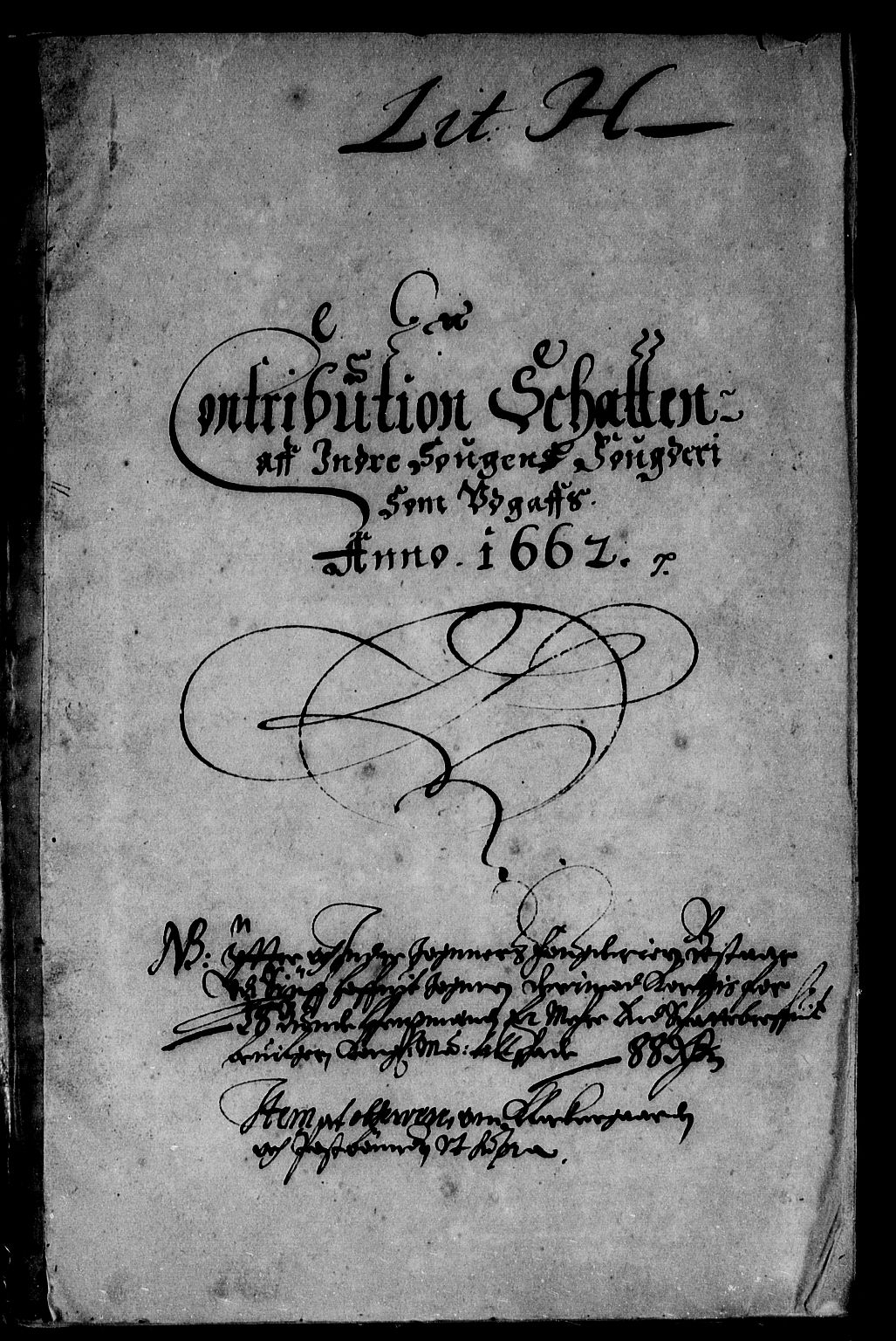 Rentekammeret inntil 1814, Reviderte regnskaper, Stiftamtstueregnskaper, Bergen stiftamt, RA/EA-6043/R/Rc/L0005: Bergen stiftamt, 1660-1662