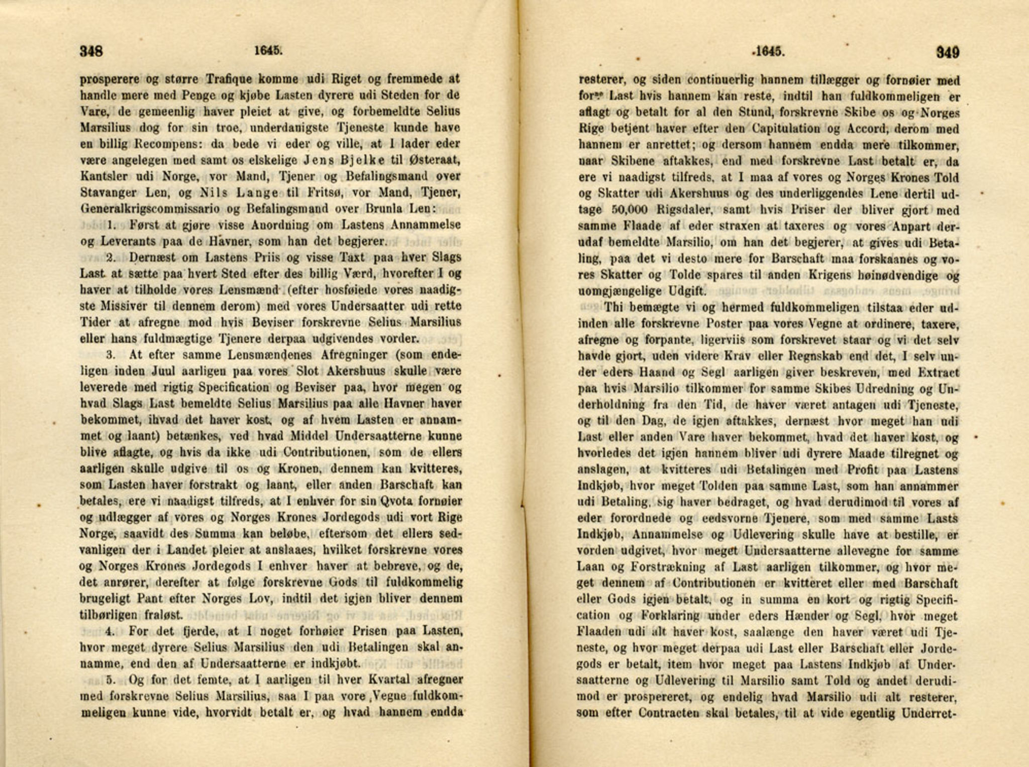 Publikasjoner utgitt av Det Norske Historiske Kildeskriftfond, PUBL/-/-/-: Norske Rigs-Registranter, bind 8, 1641-1648, s. 348-349