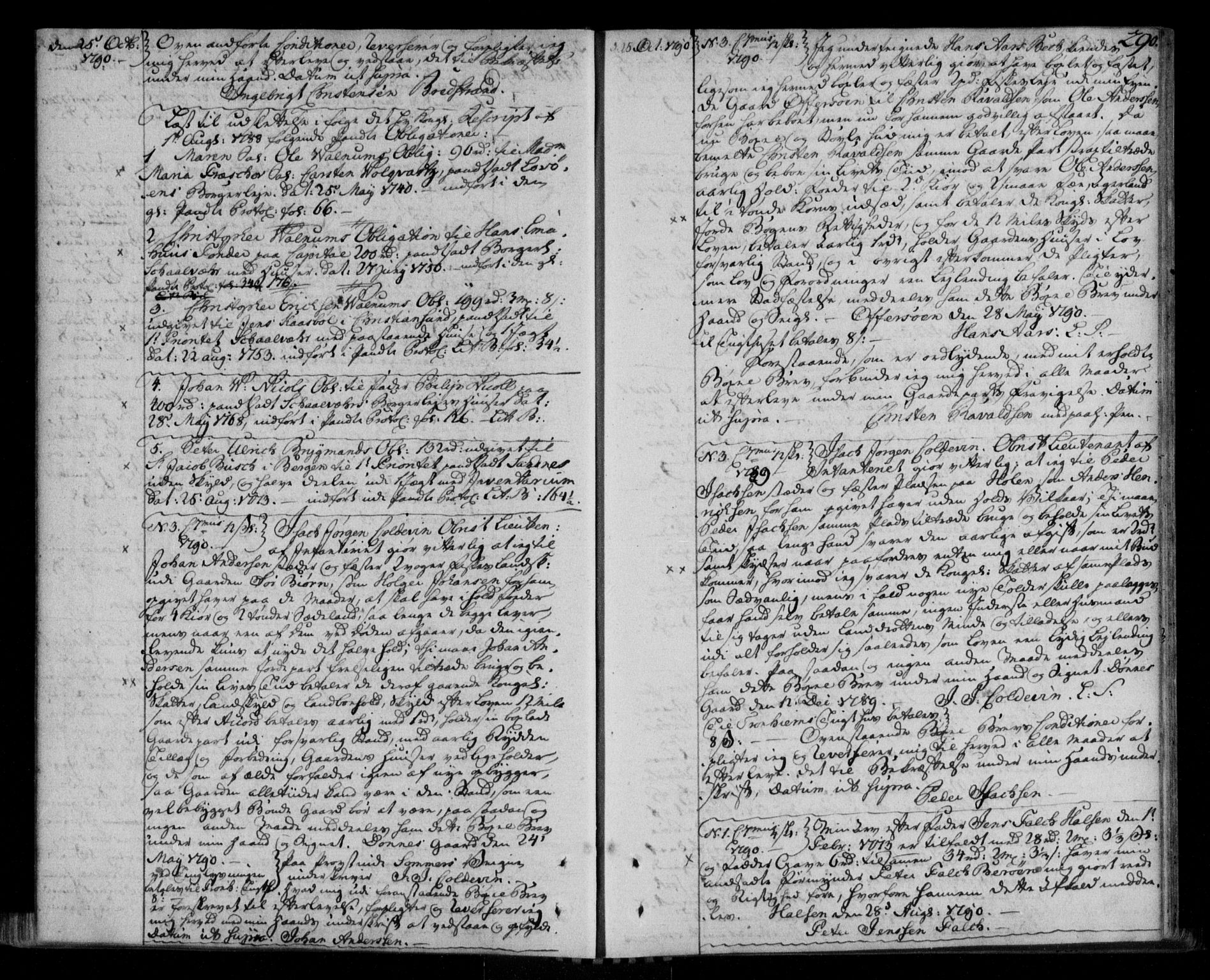 Helgeland sorenskriveri, SAT/A-0004/2/2C/L0004: Pantebok nr. 3, 1783-1792, s. 290
