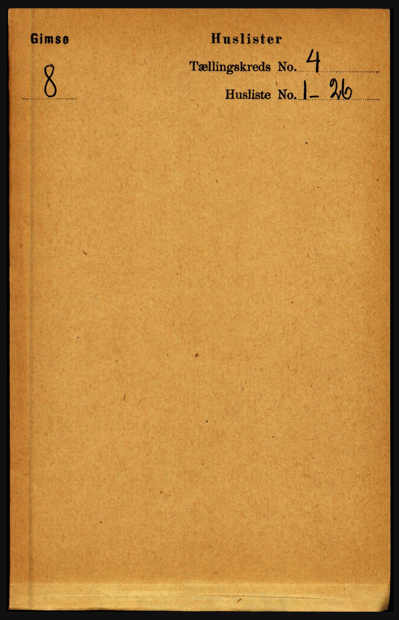 RA, Folketelling 1891 for 1864 Gimsøy herred, 1891, s. 606