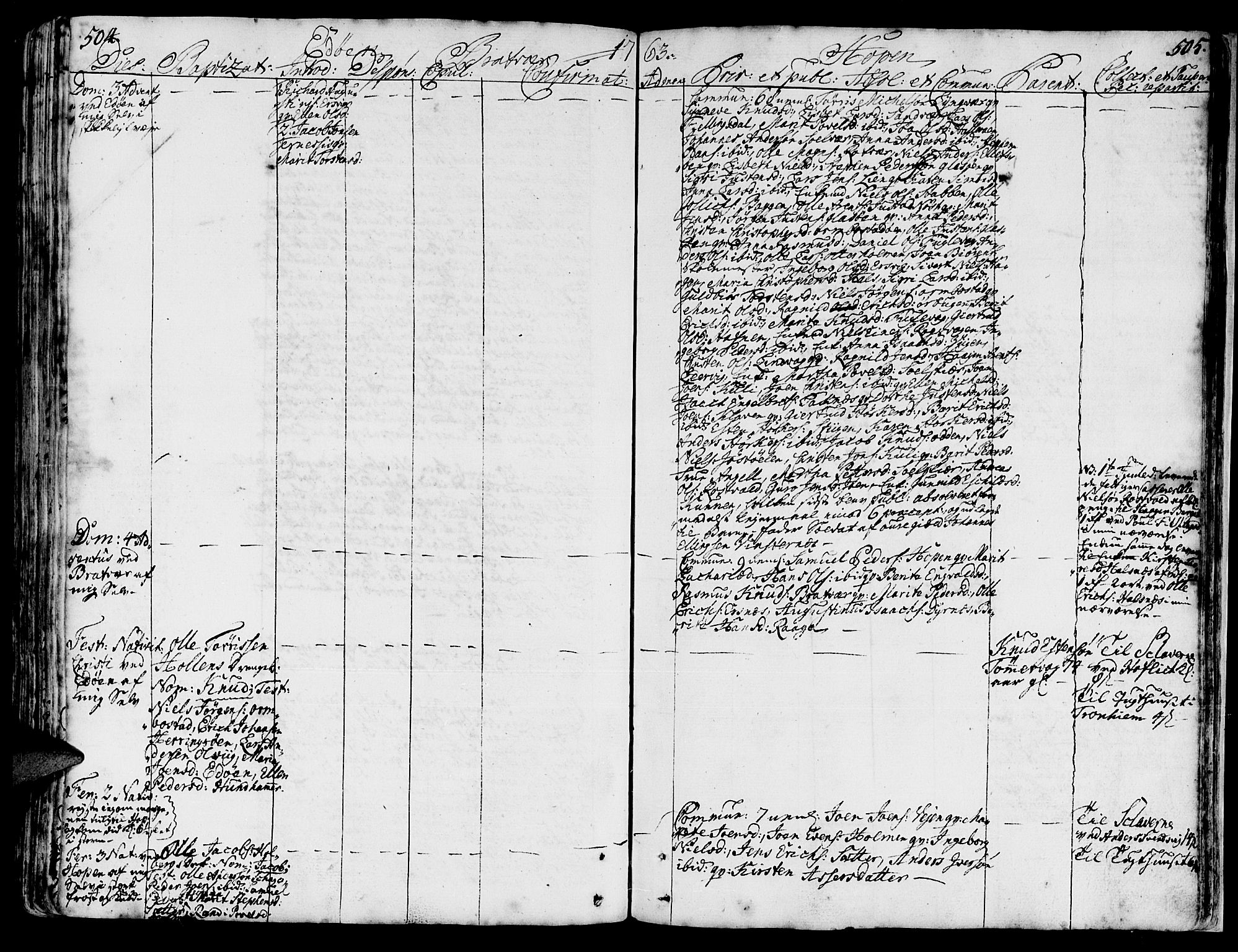 Ministerialprotokoller, klokkerbøker og fødselsregistre - Møre og Romsdal, AV/SAT-A-1454/581/L0931: Ministerialbok nr. 581A01, 1751-1765, s. 504-505