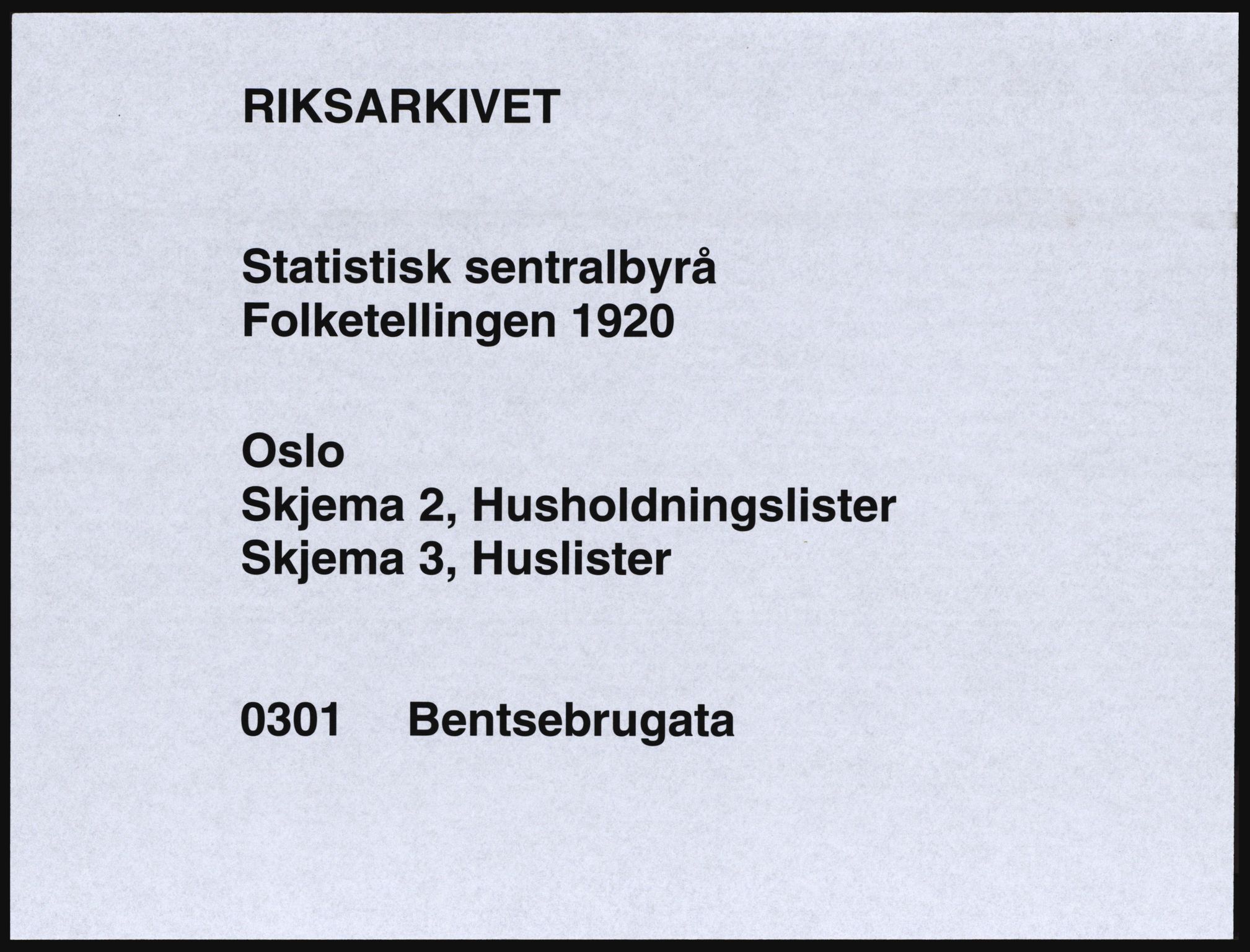 SAO, Folketelling 1920 for 0301 Kristiania kjøpstad, 1920, s. 3444