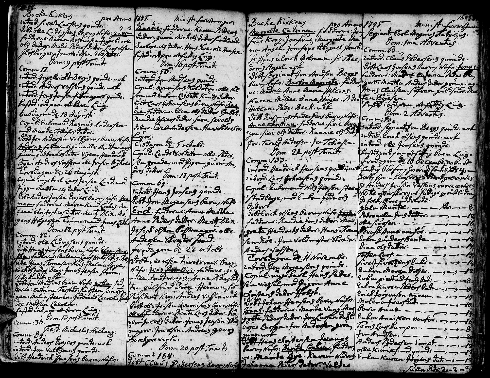Ministerialprotokoller, klokkerbøker og fødselsregistre - Sør-Trøndelag, SAT/A-1456/606/L0276: Ministerialbok nr. 606A01 /2, 1727-1779, s. 56-57