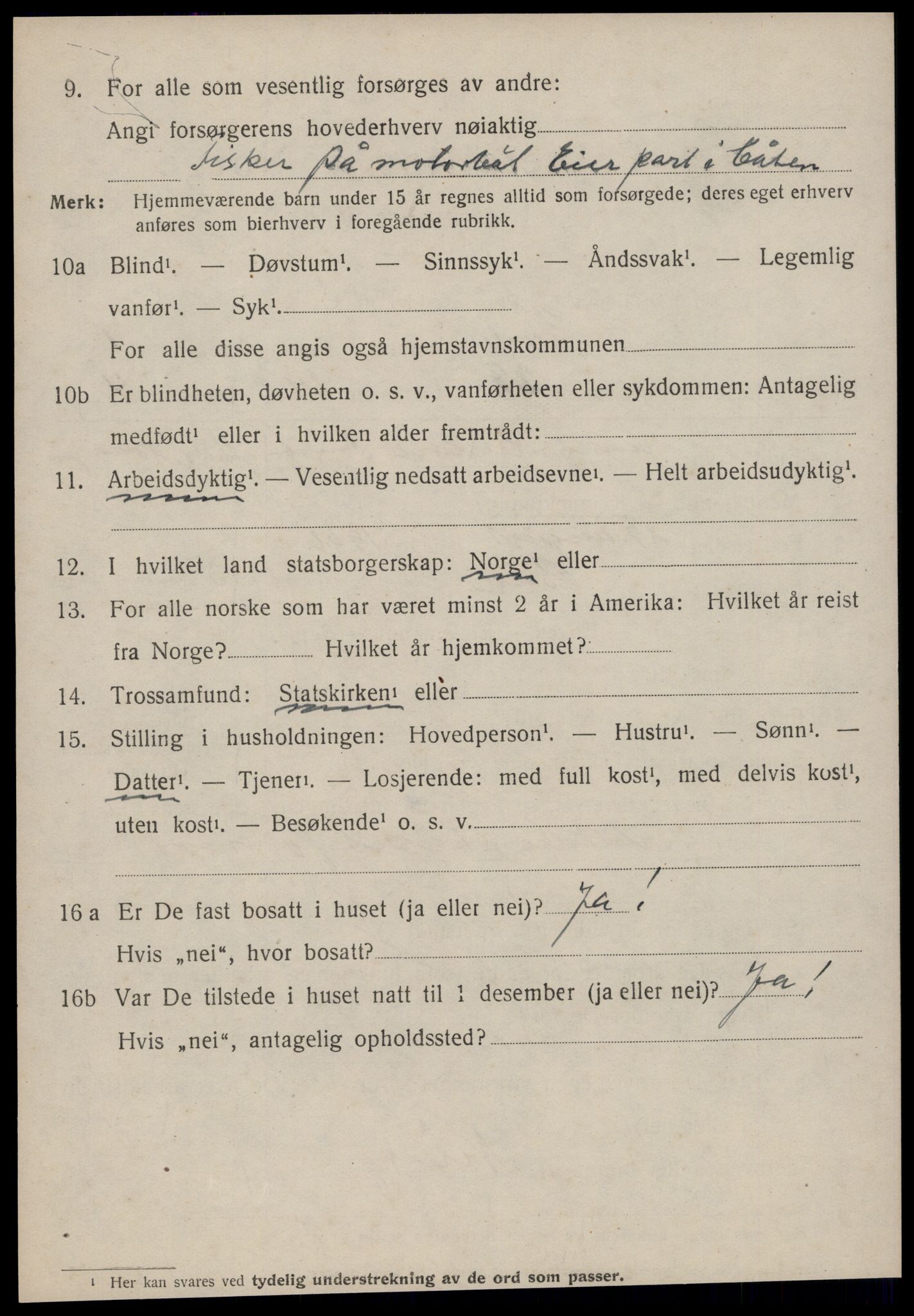 SAT, Folketelling 1920 for 1549 Bud herred, 1920, s. 845