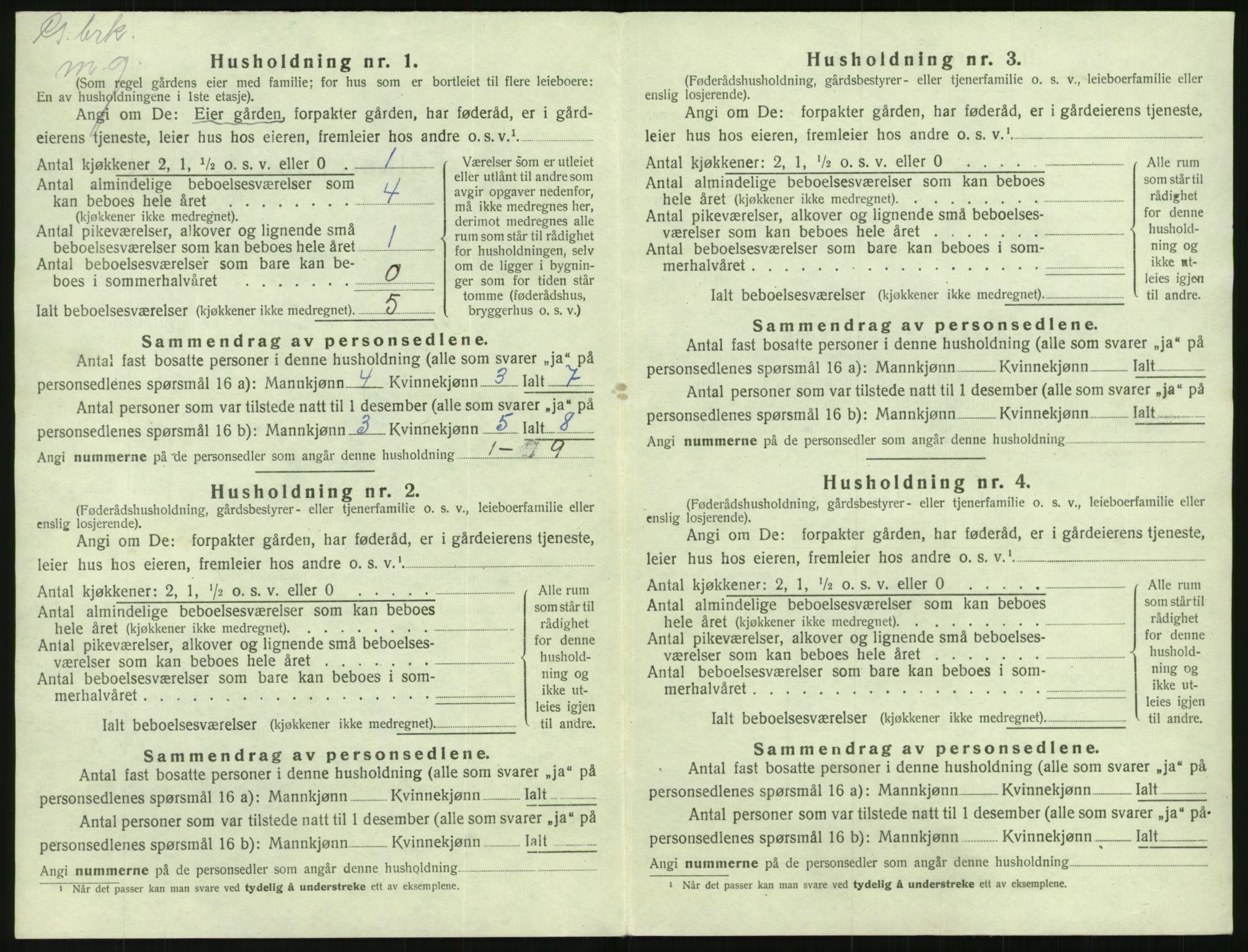 SAK, Folketelling 1920 for 0932 Mykland herred, 1920, s. 251