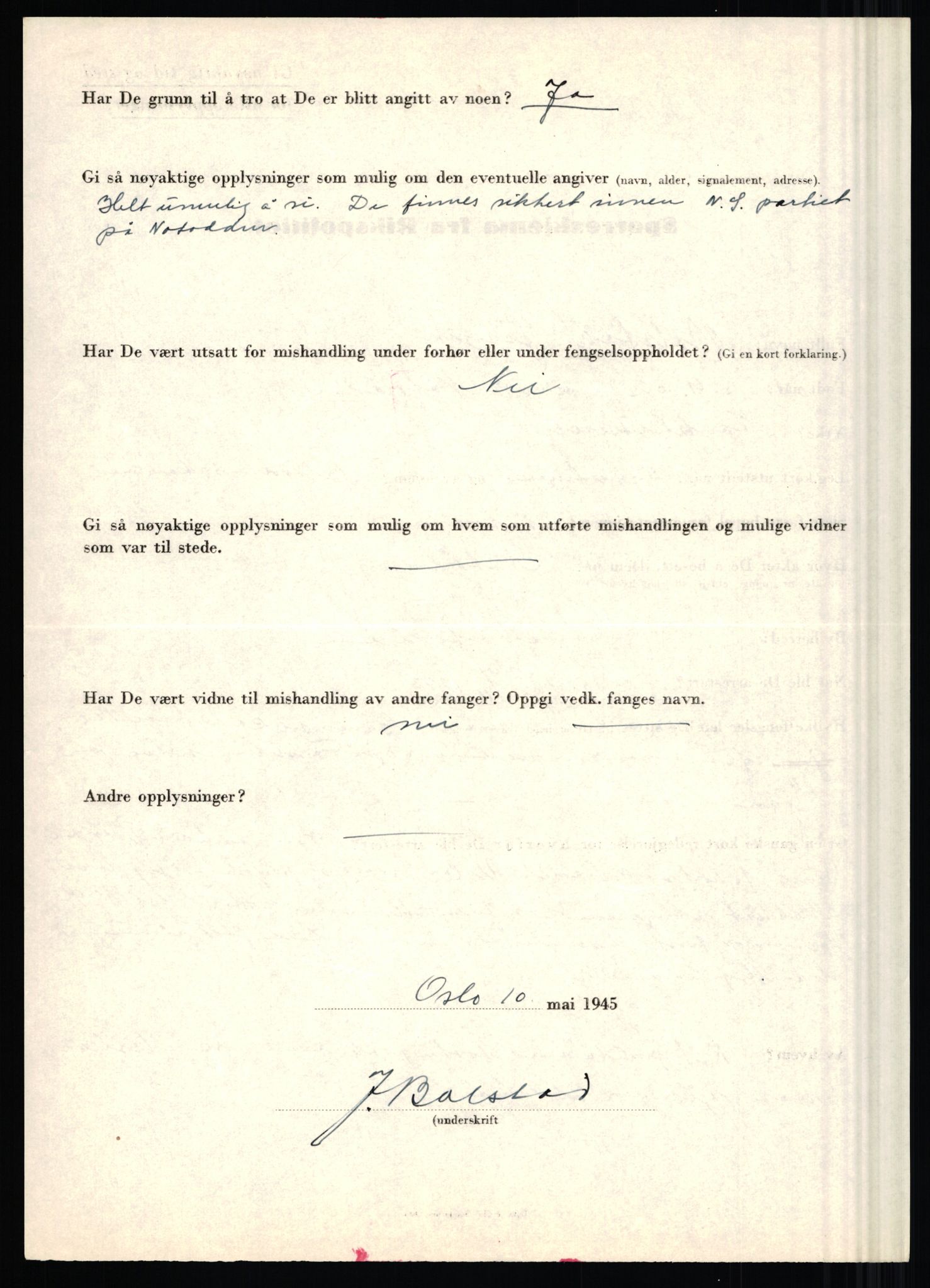 Rikspolitisjefen, AV/RA-S-1560/L/L0002: Berg, Alf - Bråthen, Thorleif, 1940-1945, s. 716