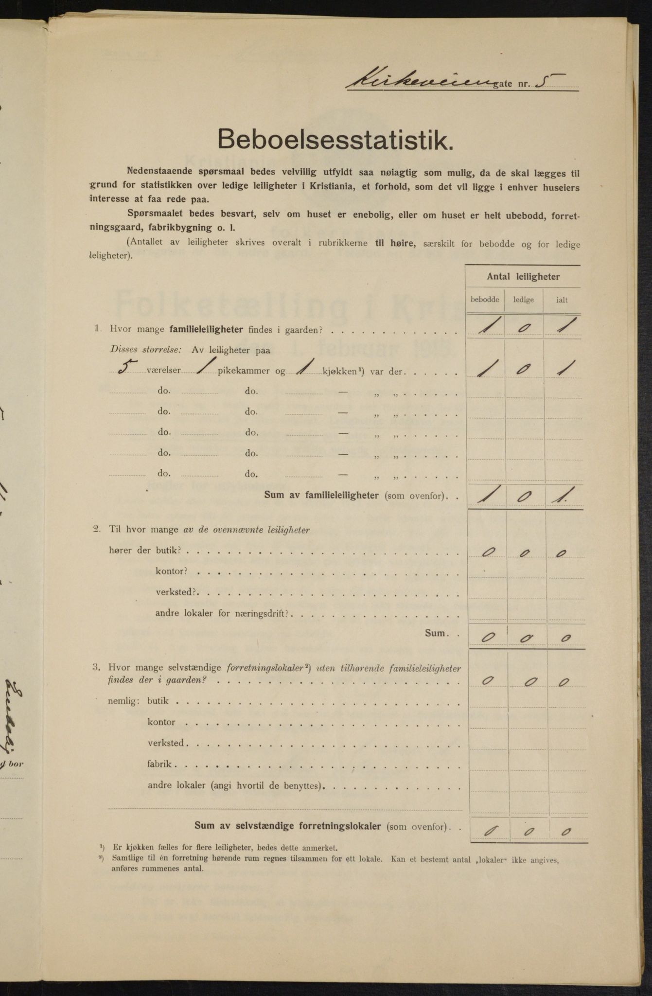 OBA, Kommunal folketelling 1.2.1915 for Kristiania, 1915, s. 50426