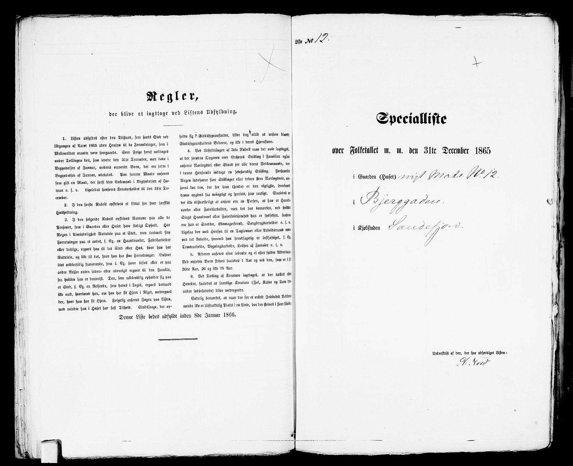 RA, Folketelling 1865 for 0706B Sandeherred prestegjeld, Sandefjord kjøpstad, 1865, s. 30