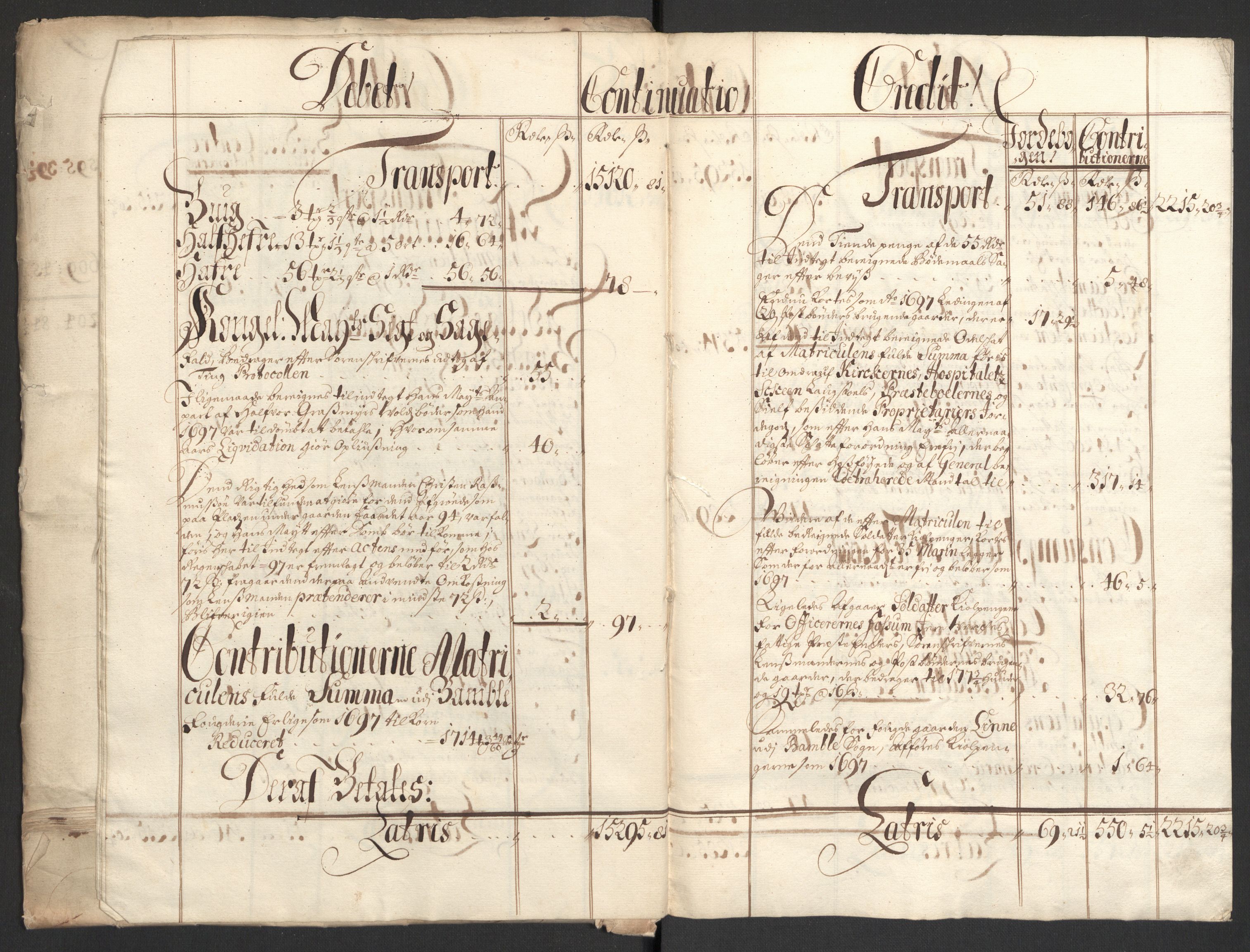 Rentekammeret inntil 1814, Reviderte regnskaper, Fogderegnskap, AV/RA-EA-4092/R36/L2098: Fogderegnskap Øvre og Nedre Telemark og Bamble, 1698, s. 20