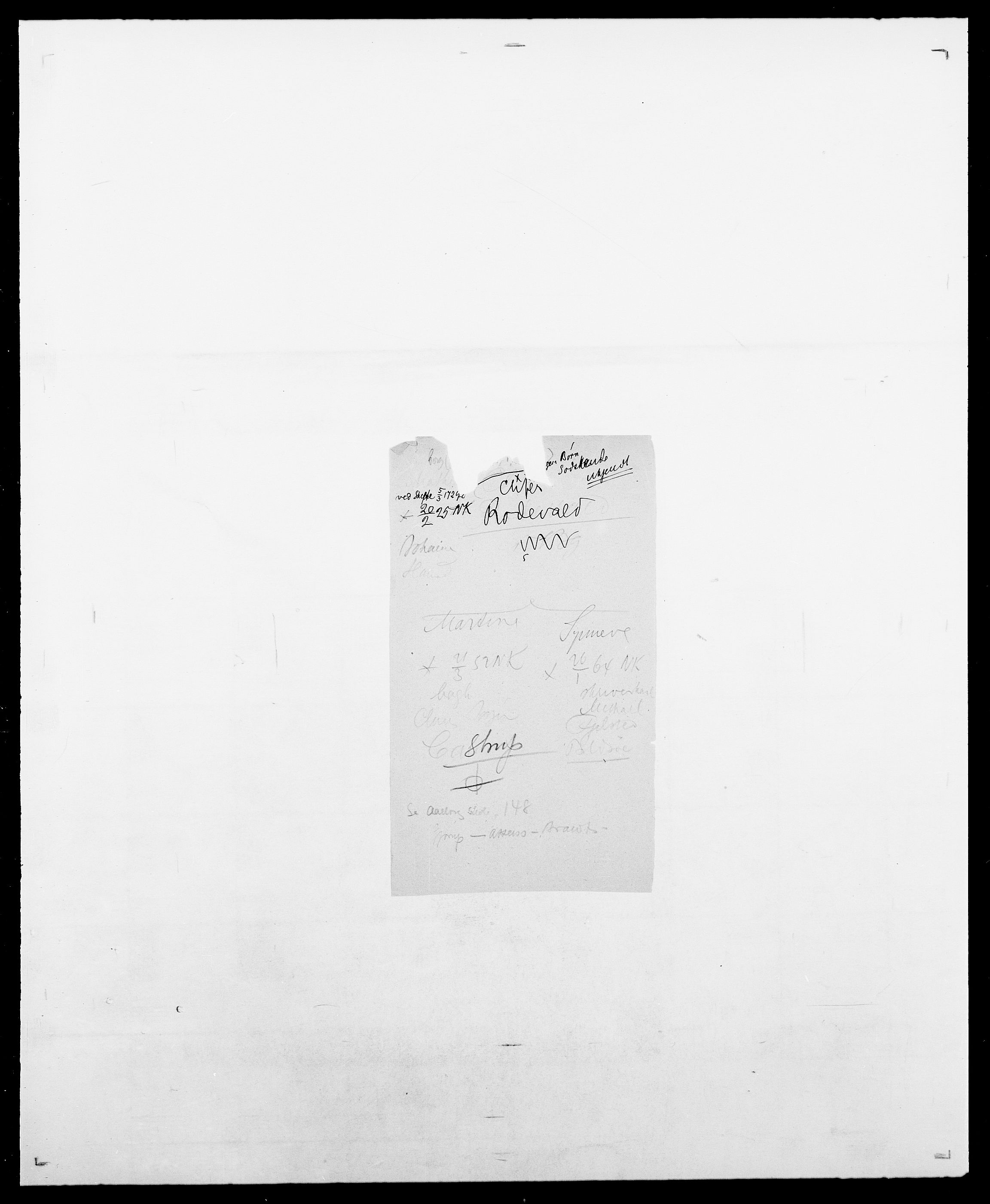 Delgobe, Charles Antoine - samling, SAO/PAO-0038/D/Da/L0033: Roald - Røyem, s. 50