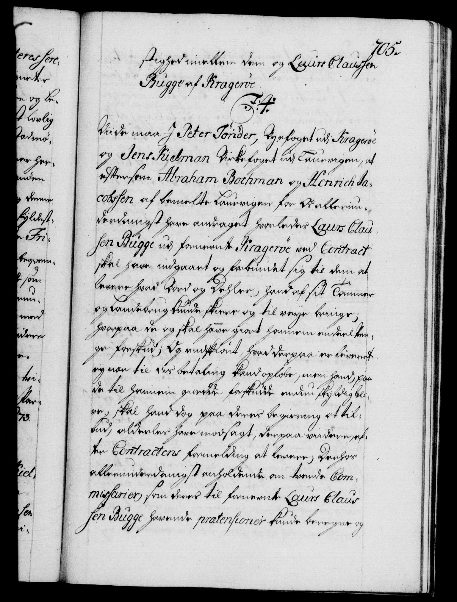 Danske Kanselli 1572-1799, AV/RA-EA-3023/F/Fc/Fca/Fcab/L0022: Norske tegnelser, 1722-1724, s. 705a