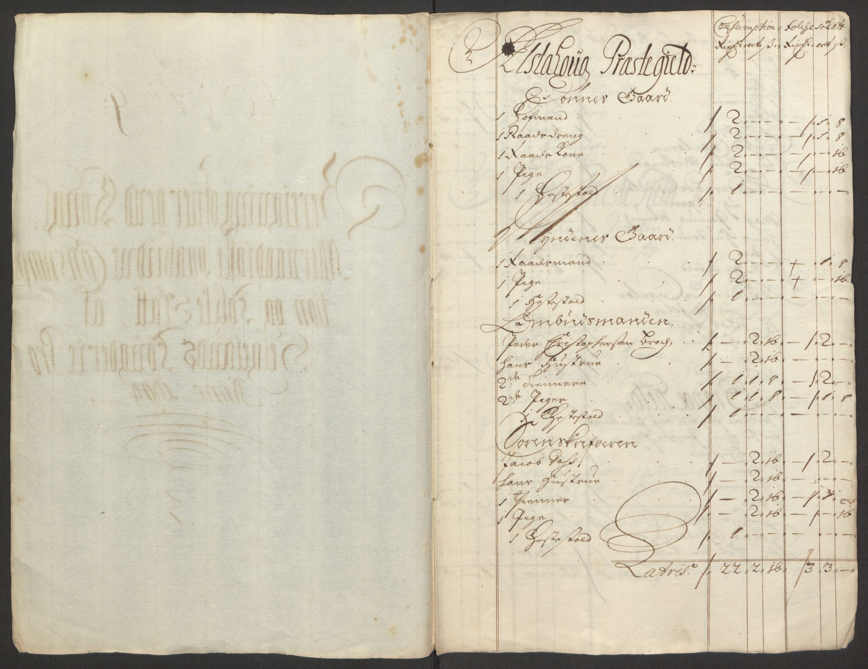 Rentekammeret inntil 1814, Reviderte regnskaper, Fogderegnskap, RA/EA-4092/R65/L4505: Fogderegnskap Helgeland, 1693-1696, s. 266