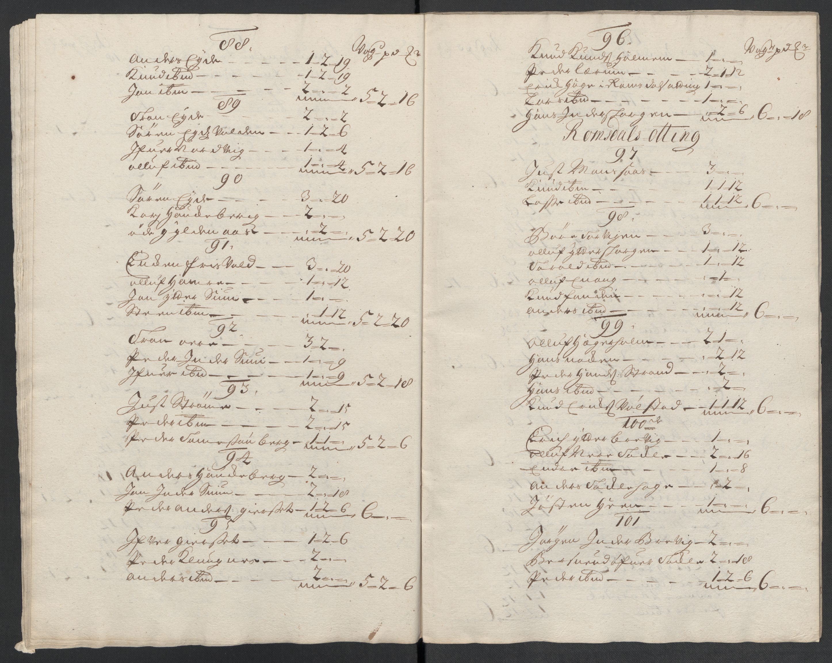 Rentekammeret inntil 1814, Reviderte regnskaper, Fogderegnskap, RA/EA-4092/R55/L3660: Fogderegnskap Romsdal, 1711, s. 92