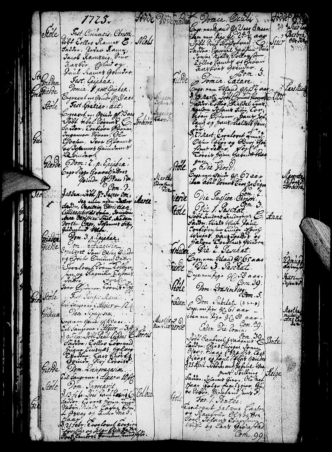 Etne sokneprestembete, SAB/A-75001/H/Haa: Ministerialbok nr. A 1, 1715-1741, s. 30