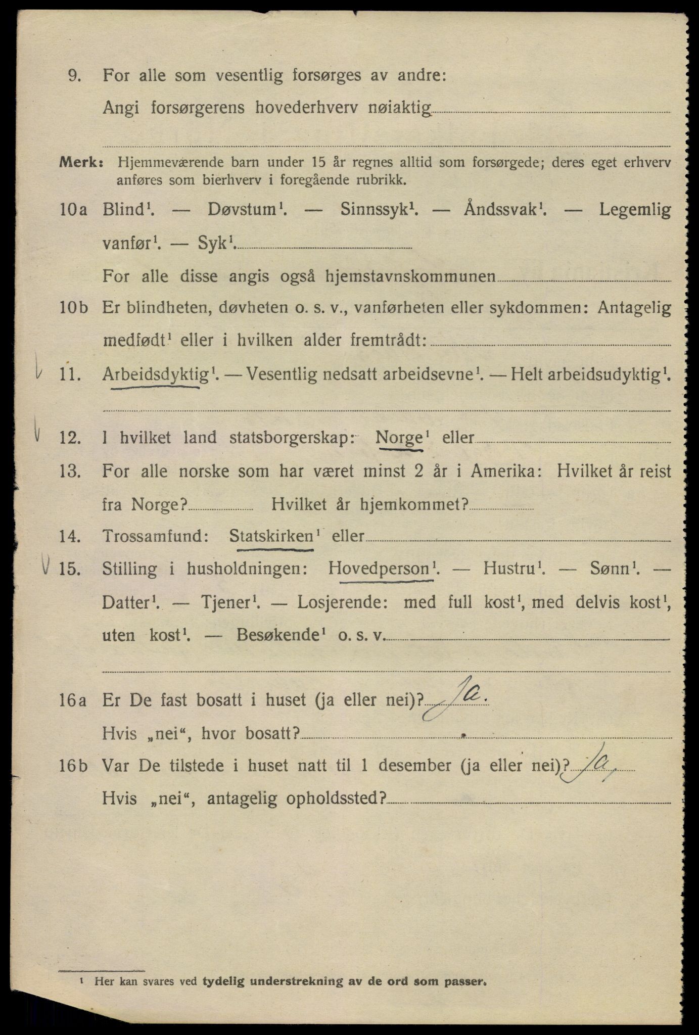 SAO, Folketelling 1920 for 0301 Kristiania kjøpstad, 1920, s. 524186