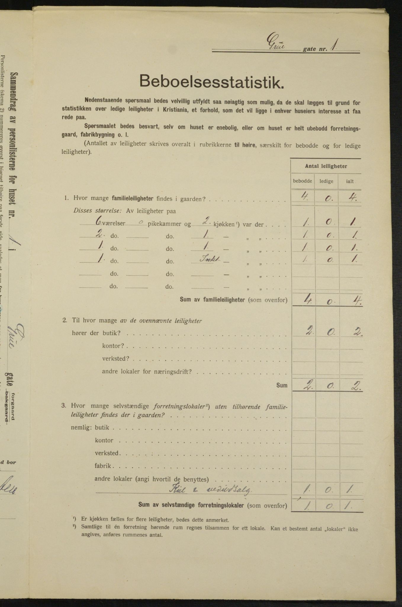 OBA, Kommunal folketelling 1.2.1913 for Kristiania, 1913, s. 30291