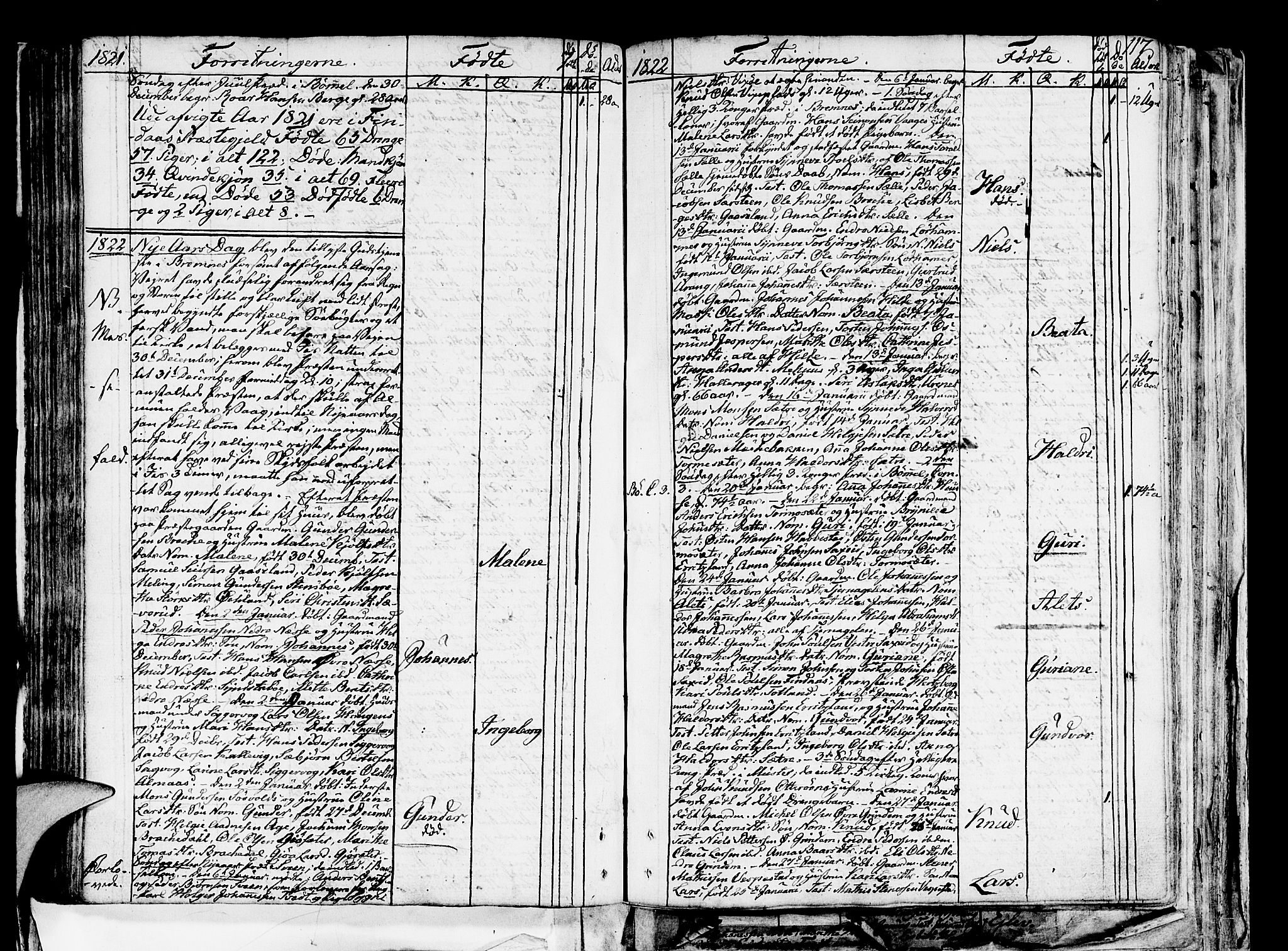 Finnås sokneprestembete, SAB/A-99925/H/Ha/Haa/Haaa/L0004: Ministerialbok nr. A 4, 1804-1830, s. 117