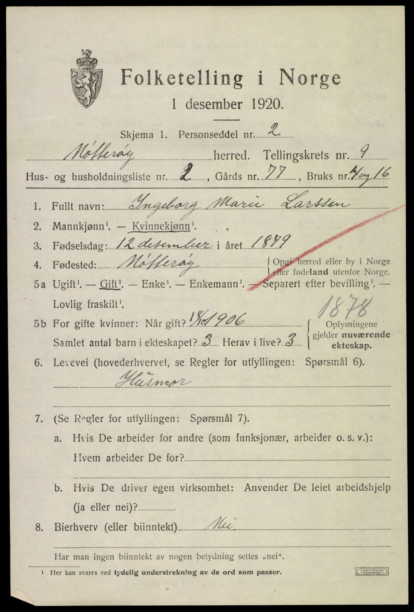 SAKO, Folketelling 1920 for 0722 Nøtterøy herred, 1920, s. 11513