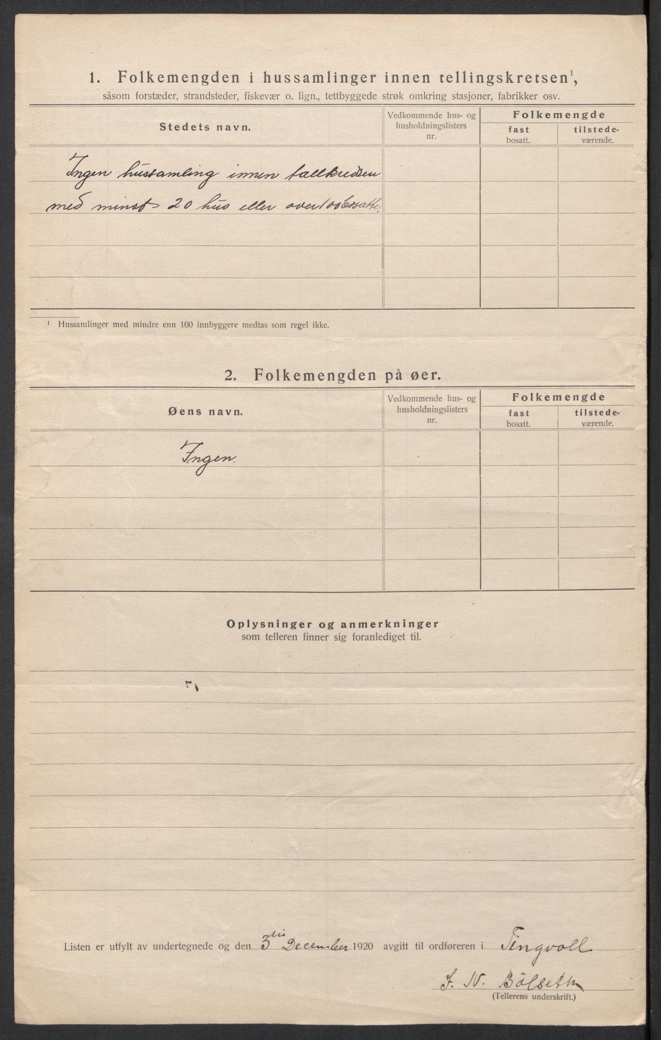 SAT, Folketelling 1920 for 1560 Tingvoll herred, 1920, s. 42