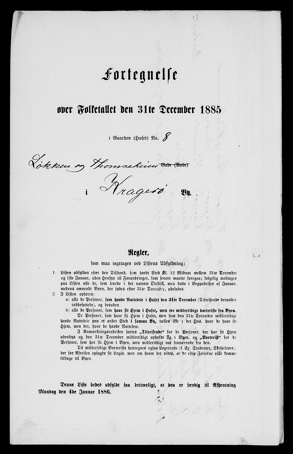 SAKO, Folketelling 1885 for 0801 Kragerø kjøpstad, 1885, s. 669