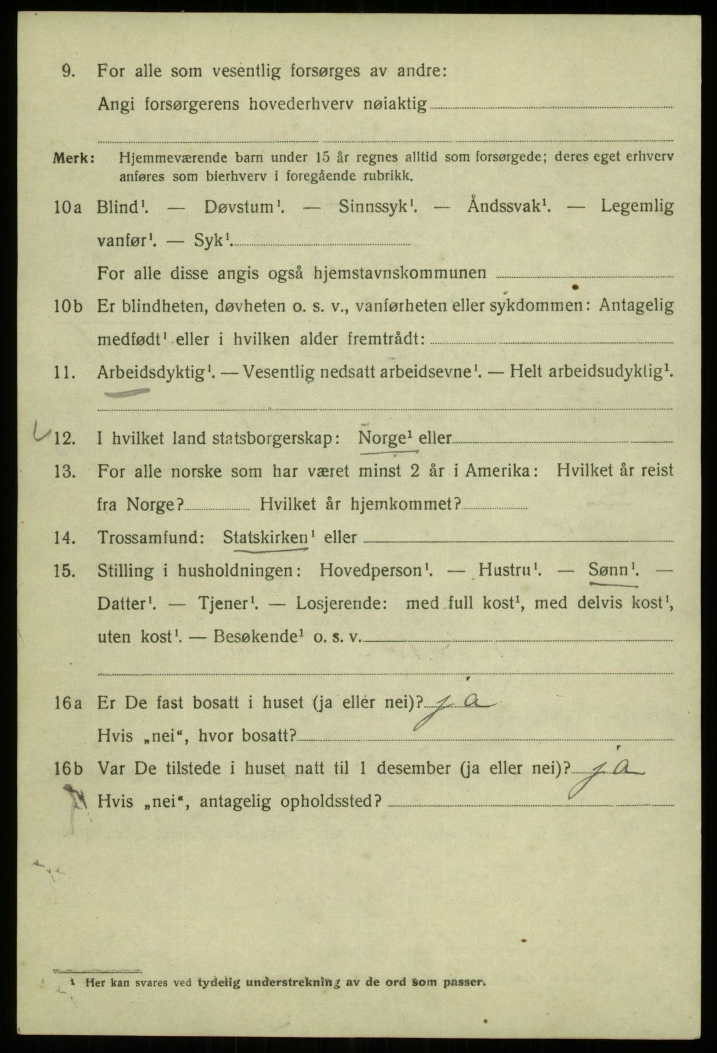 SAB, Folketelling 1920 for 1301 Bergen kjøpstad, 1920, s. 169810