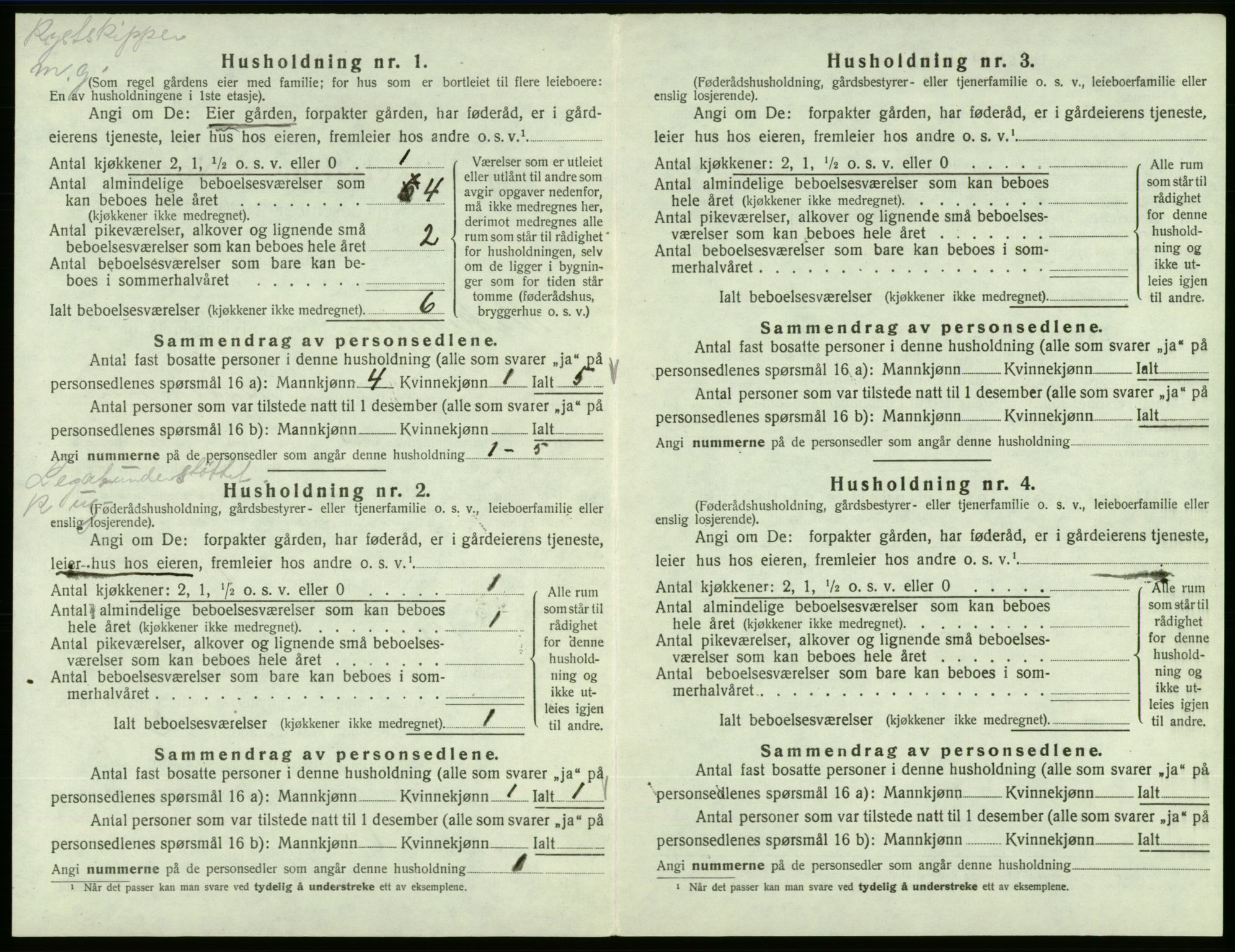 SAB, Folketelling 1920 for 1215 Vikebygd herred, 1920, s. 466