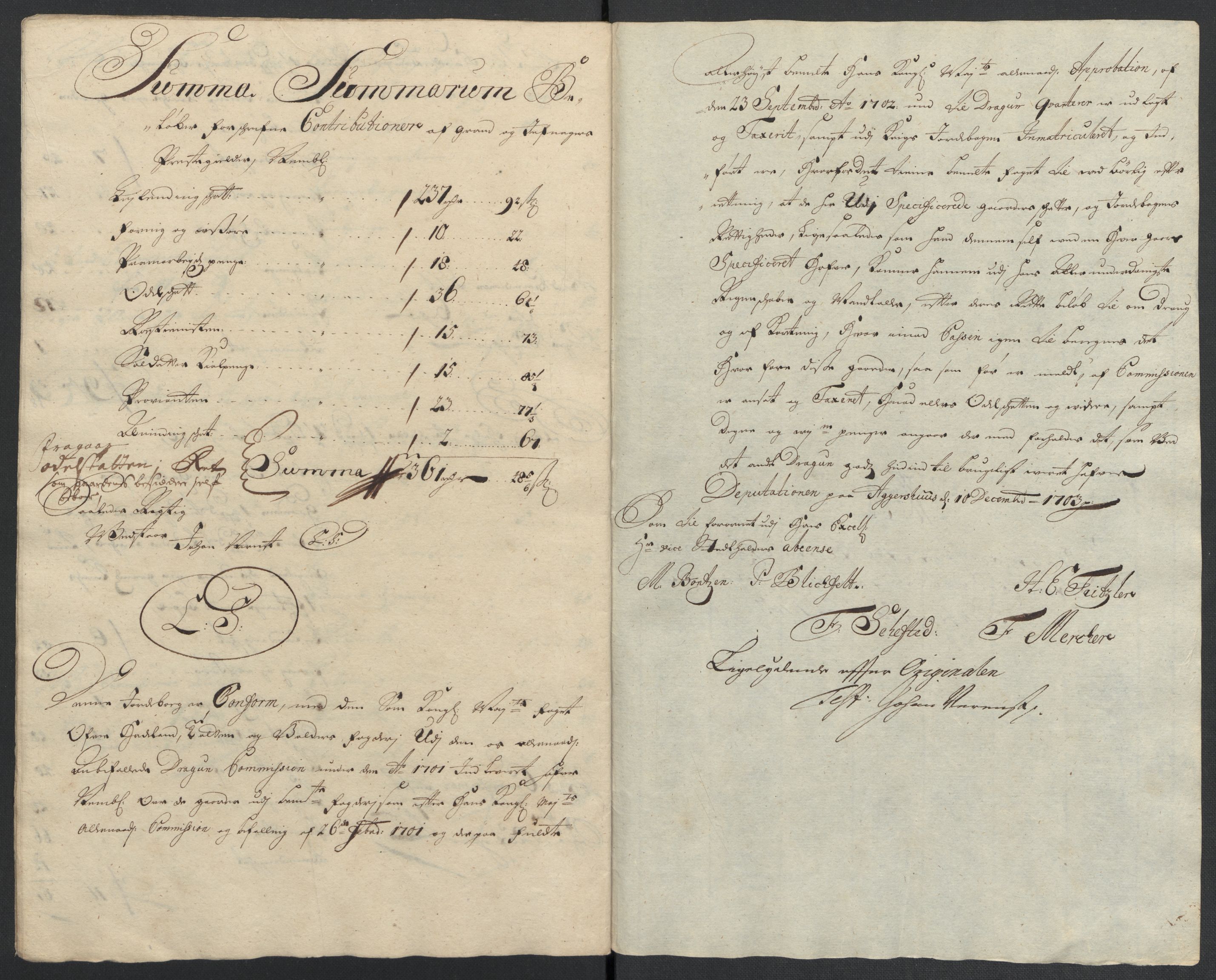 Rentekammeret inntil 1814, Reviderte regnskaper, Fogderegnskap, AV/RA-EA-4092/R18/L1303: Fogderegnskap Hadeland, Toten og Valdres, 1705, s. 43