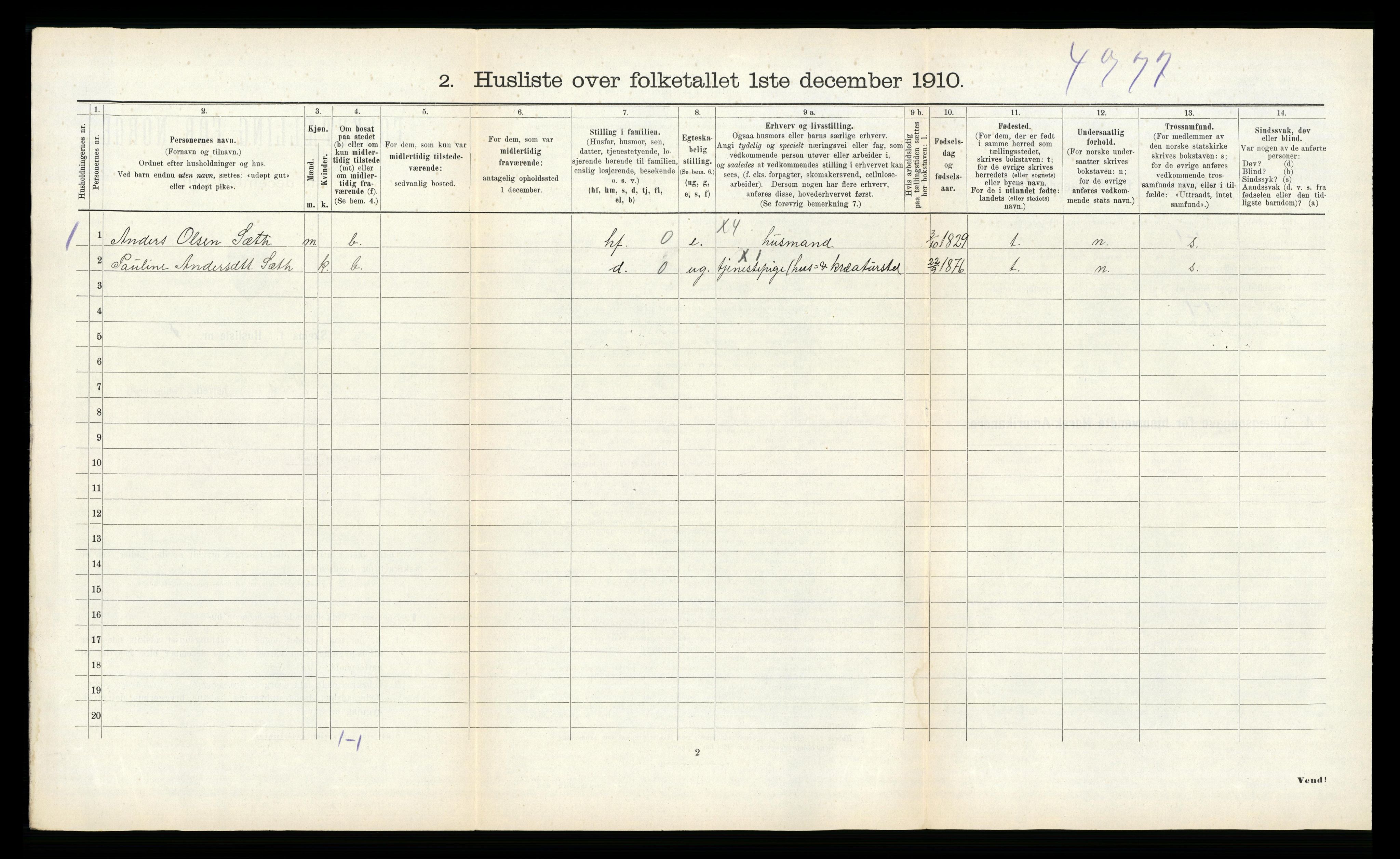 RA, Folketelling 1910 for 1537 Voll herred, 1910, s. 149