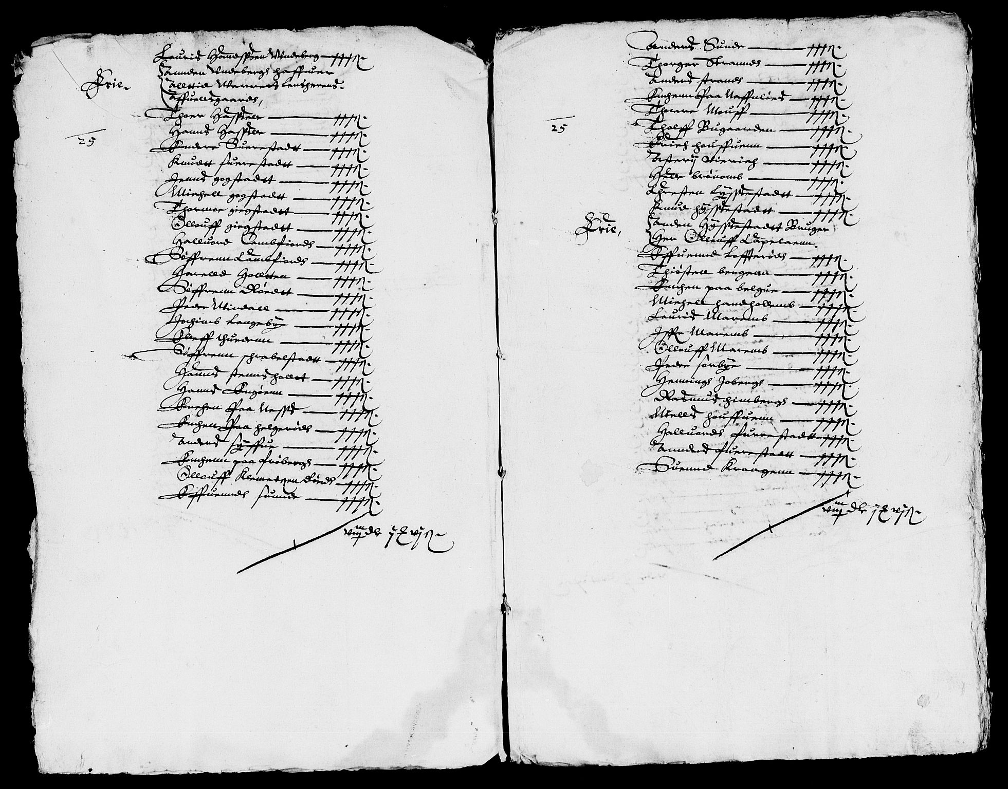 Rentekammeret inntil 1814, Reviderte regnskaper, Lensregnskaper, AV/RA-EA-5023/R/Rb/Rba/L0075: Akershus len, 1625