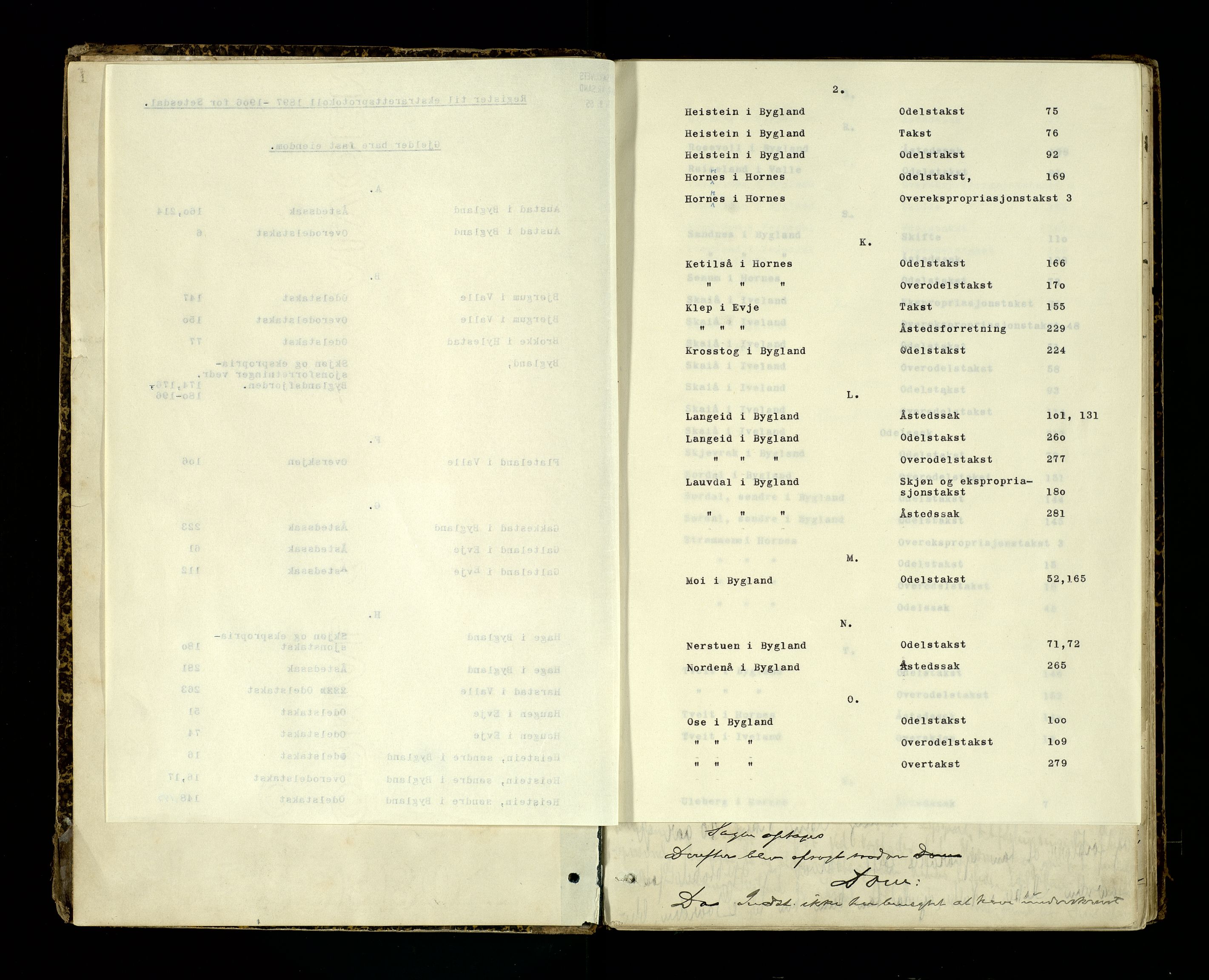 Setesdal sorenskriveri, SAK/1221-0011/F/Fb/L0013: Ekstrarettsprotokoll nr 13, 1897-1906