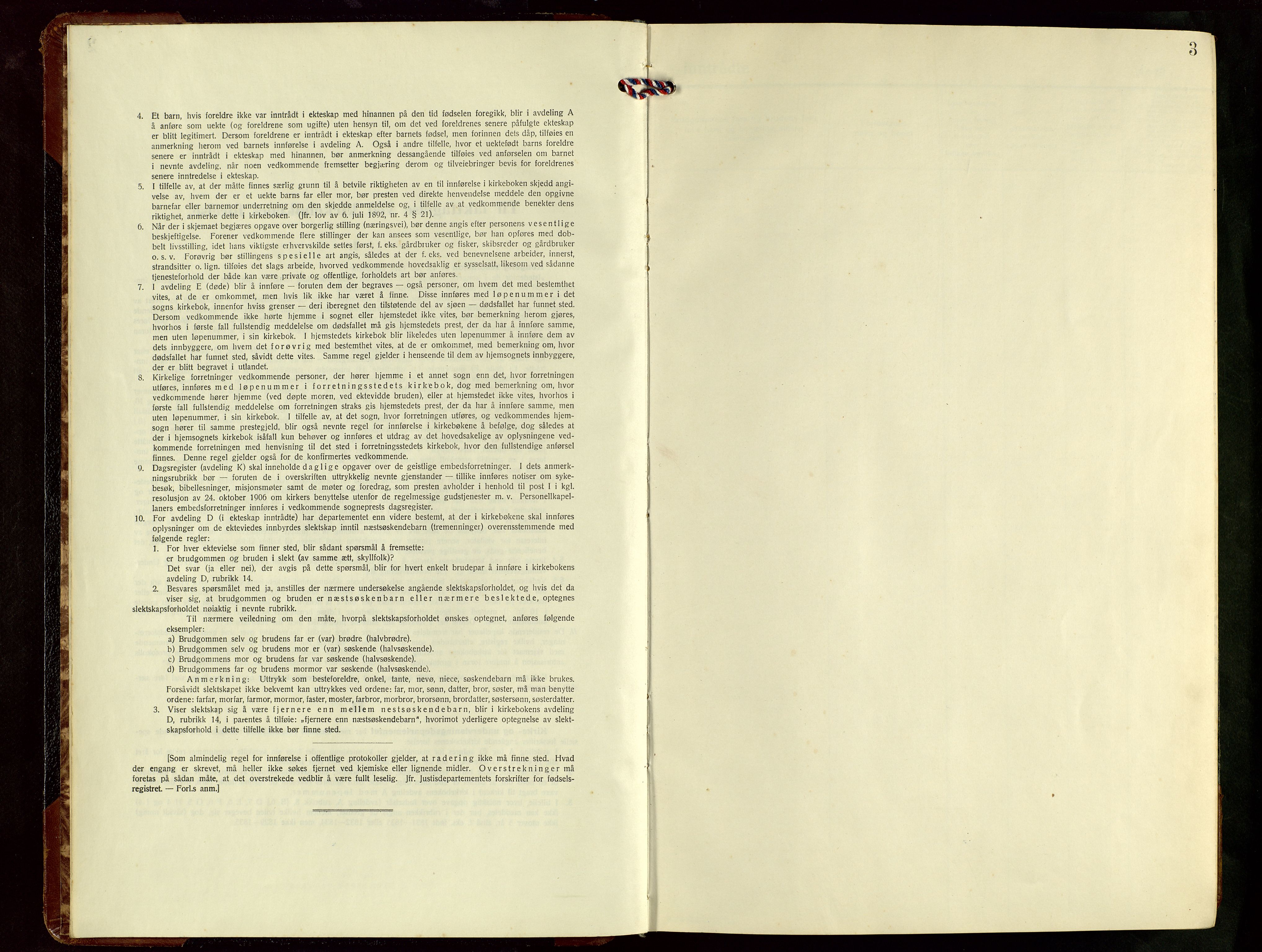 Haugesund sokneprestkontor, SAST/A -101863/H/Ha/Hab/L0018: Klokkerbok nr. B 18, 1952-1960, s. 3