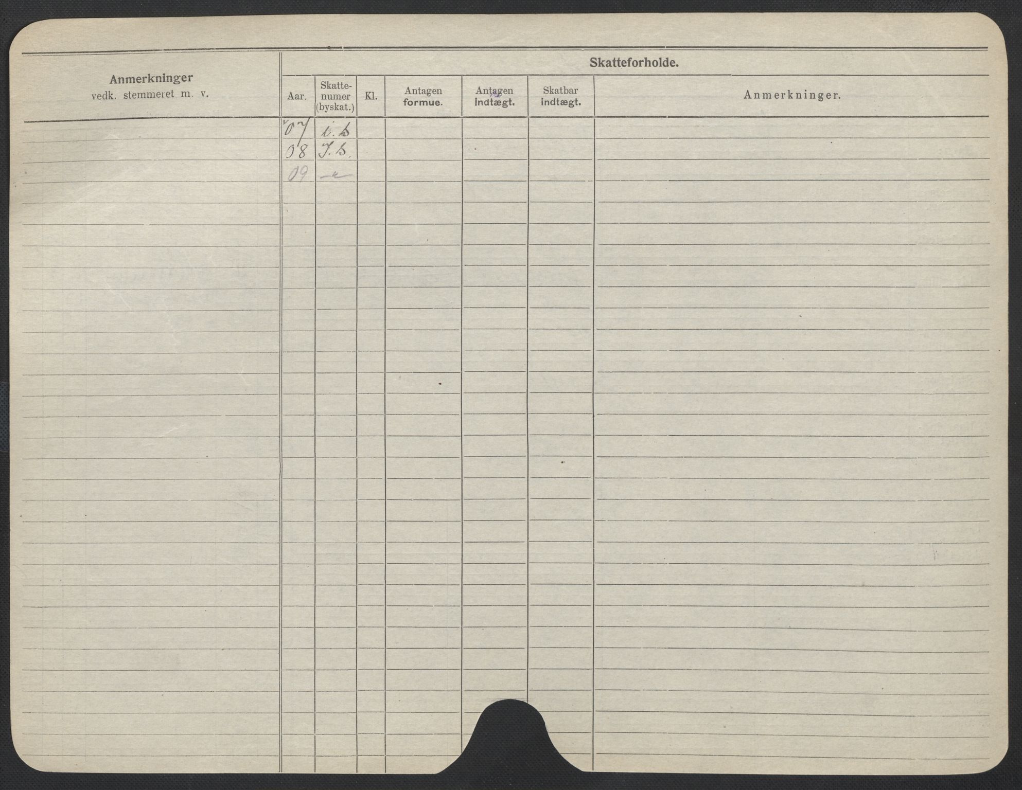 Oslo folkeregister, Registerkort, AV/SAO-A-11715/F/Fa/Fac/L0013: Kvinner, 1906-1914, s. 549b