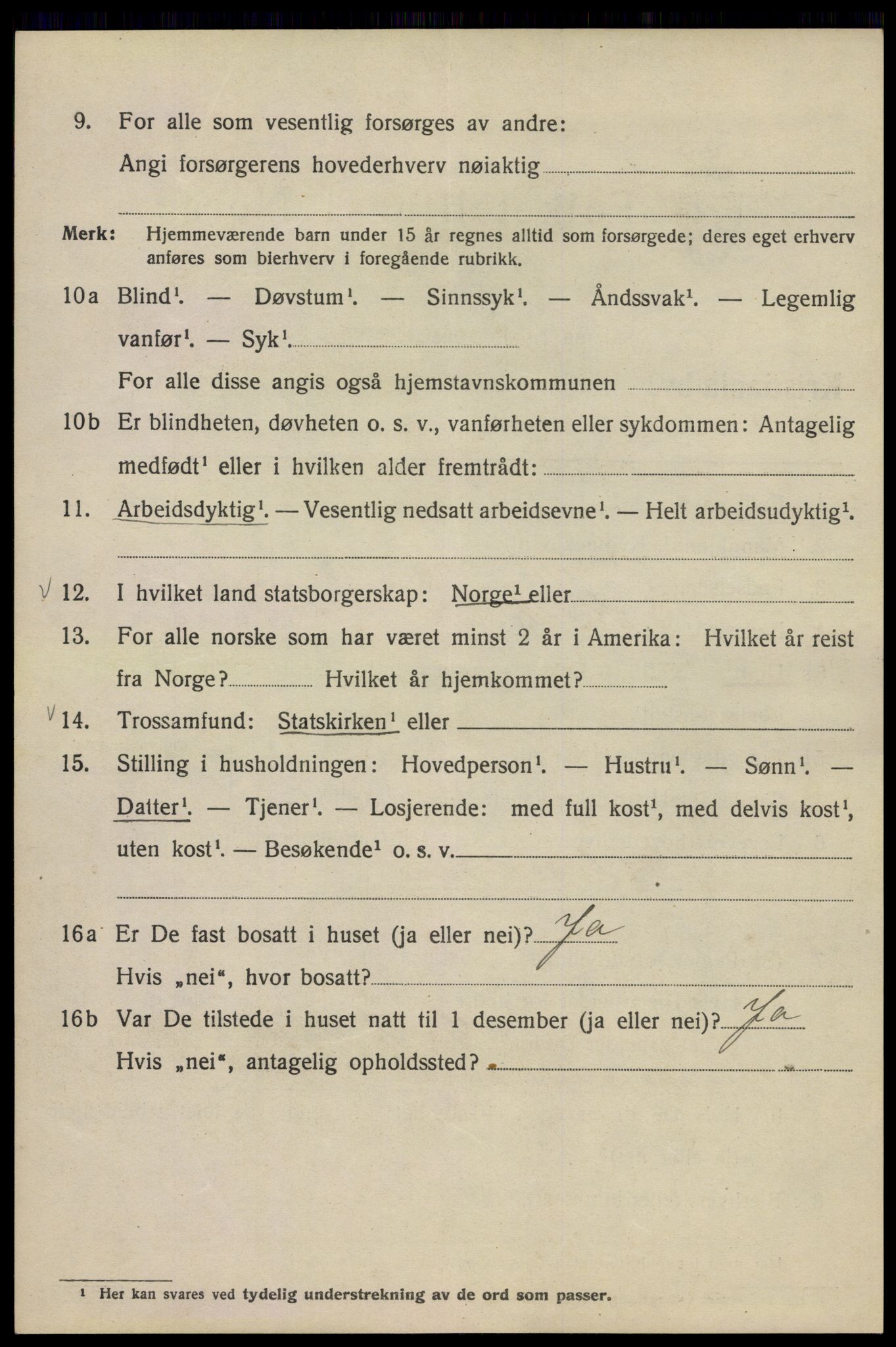 SAO, Folketelling 1920 for 0301 Kristiania kjøpstad, 1920, s. 396262