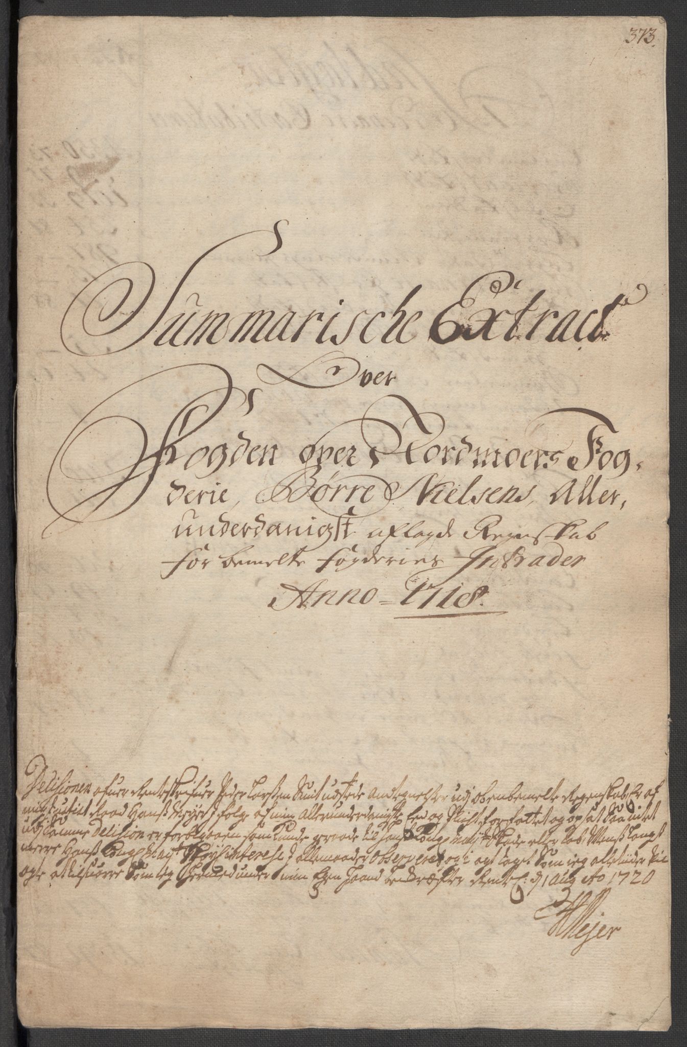 Rentekammeret inntil 1814, Reviderte regnskaper, Fogderegnskap, AV/RA-EA-4092/R56/L3751: Fogderegnskap Nordmøre, 1718, s. 15