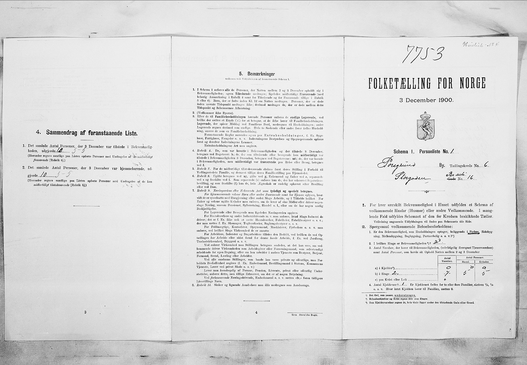 SAKO, Folketelling 1900 for 0805 Porsgrunn kjøpstad, 1900, s. 921