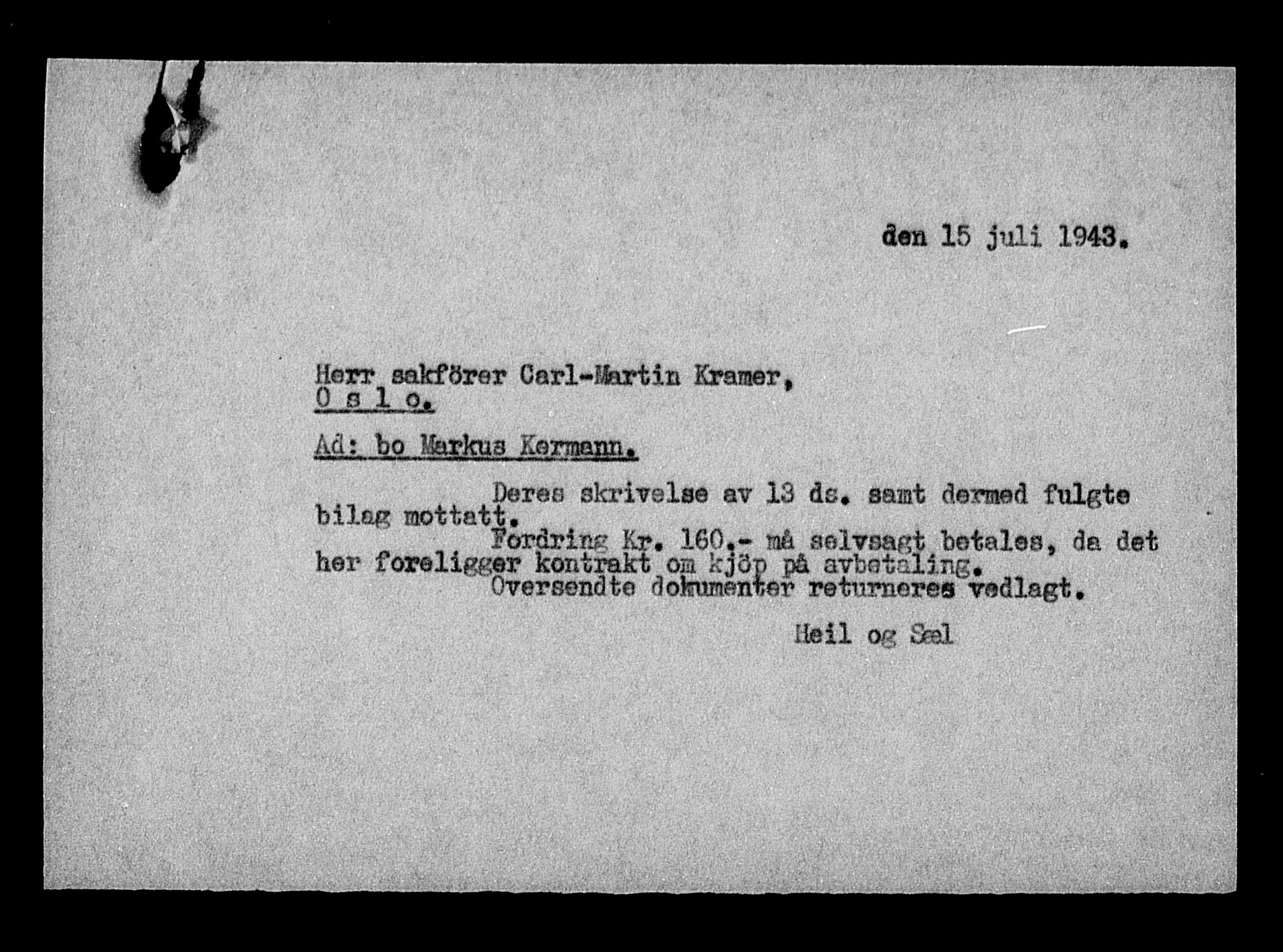 Justisdepartementet, Tilbakeføringskontoret for inndratte formuer, AV/RA-S-1564/H/Hc/Hcc/L0951: --, 1945-1947, s. 79