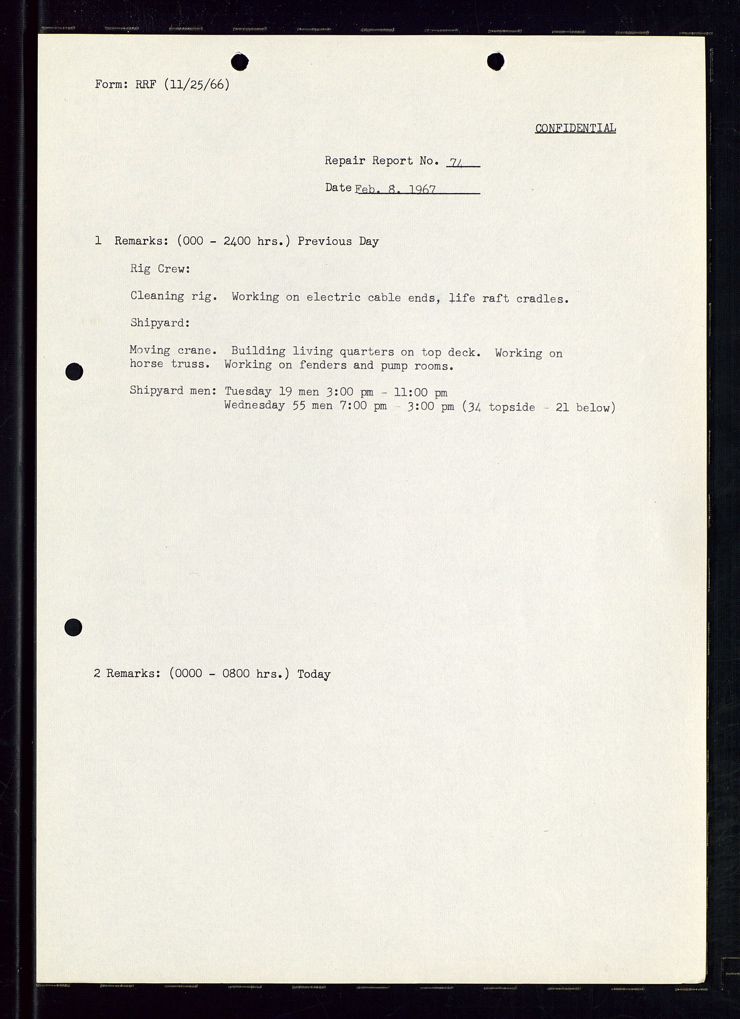 Pa 1512 - Esso Exploration and Production Norway Inc., AV/SAST-A-101917/E/Ea/L0012: Well 25/11-1 og Well 25/10-3, 1966-1967, s. 20